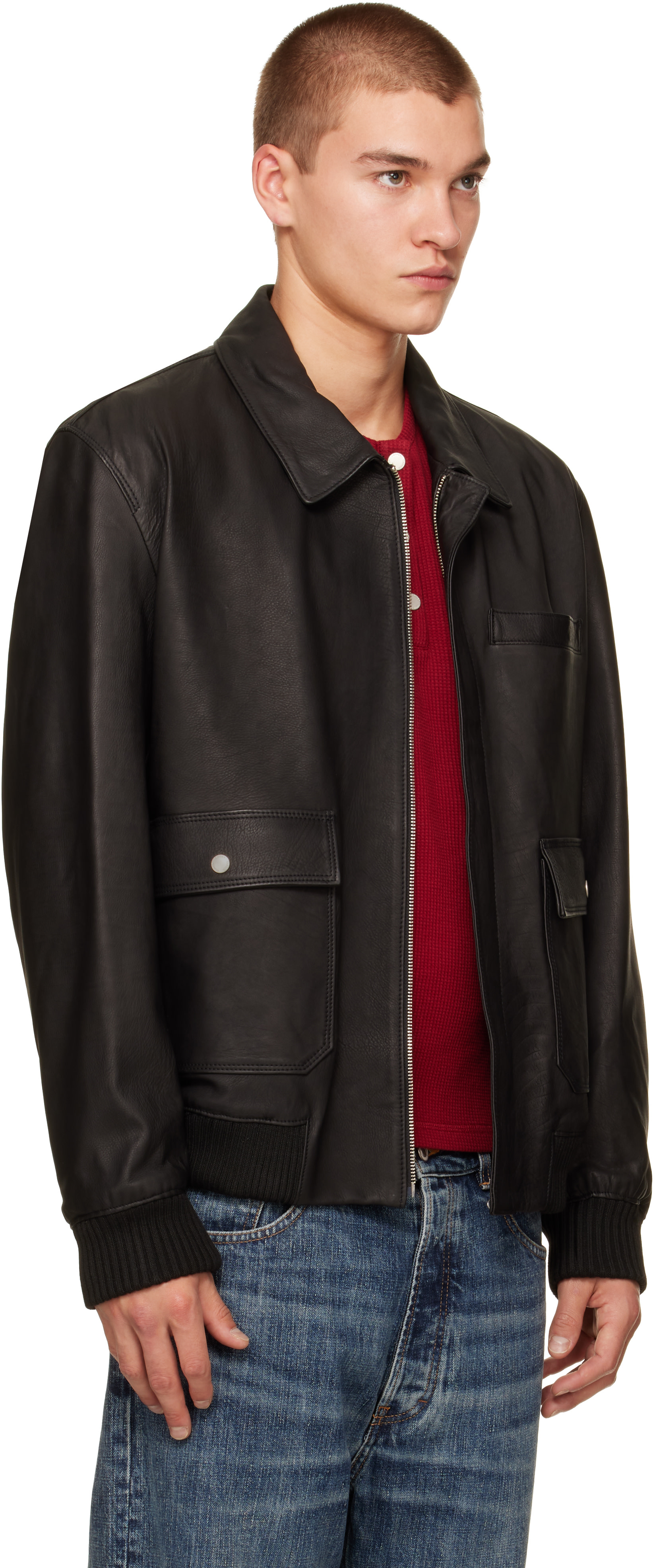 CARRER - Black Coda Leather Jacket