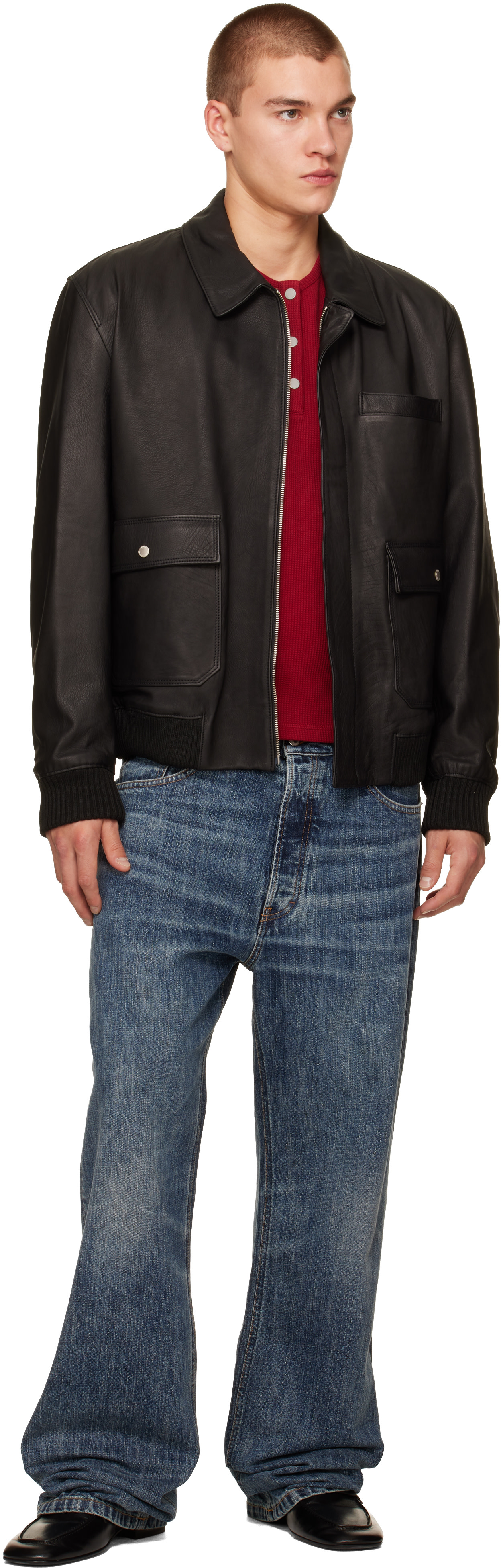 CARRER - Black Coda Leather Jacket