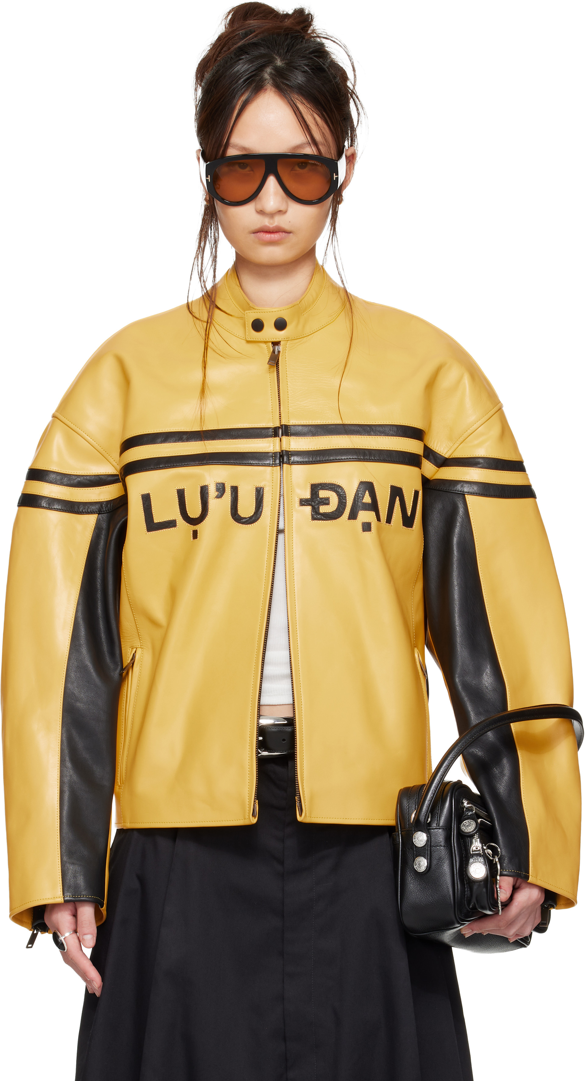 LU'U DAN: BRUCE LEE x LỰU ĐẠN Yellow Legacy Moto L-D Leather