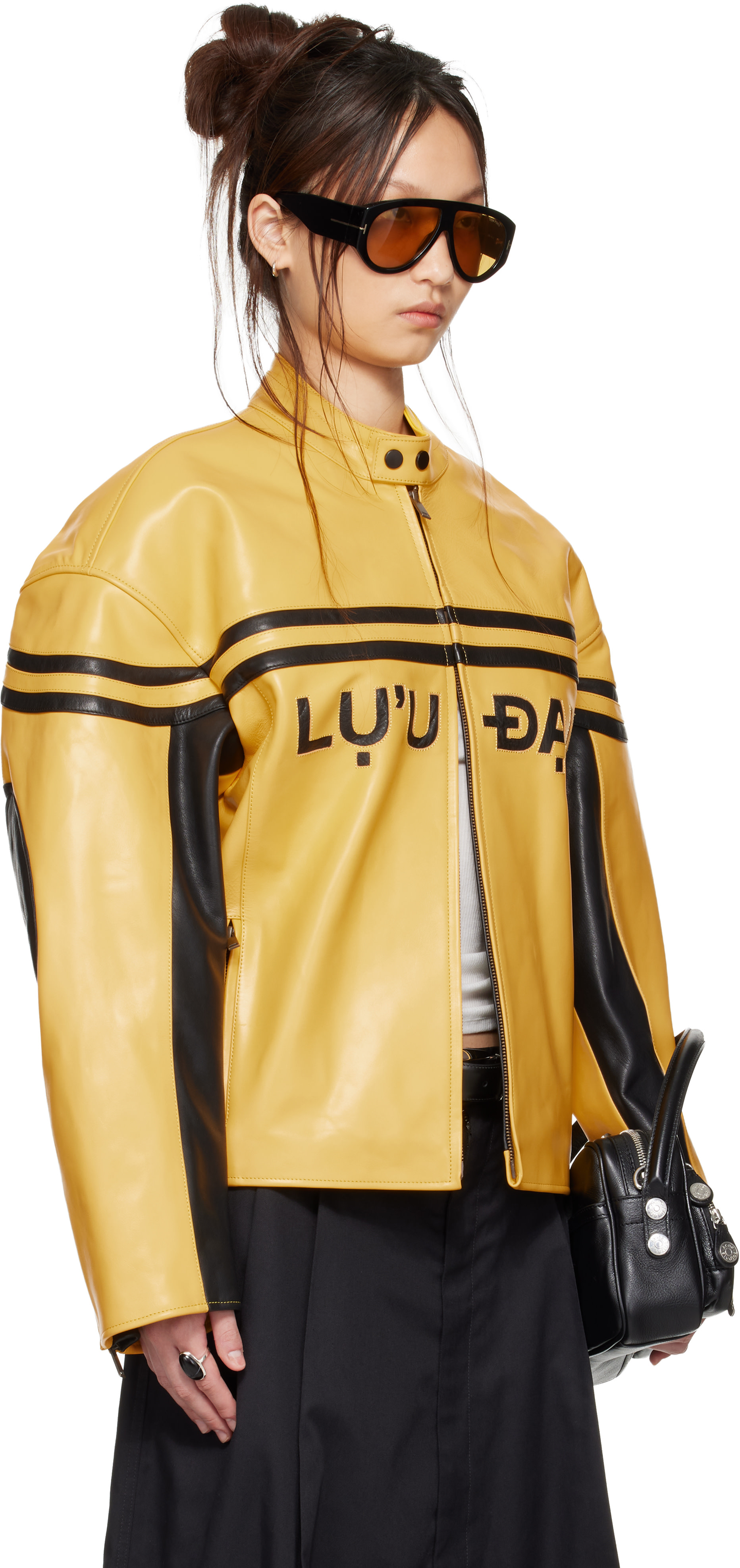 LU'U DAN: BRUCE LEE x LỰU ĐẠN Yellow Legacy Moto L-D Leather
