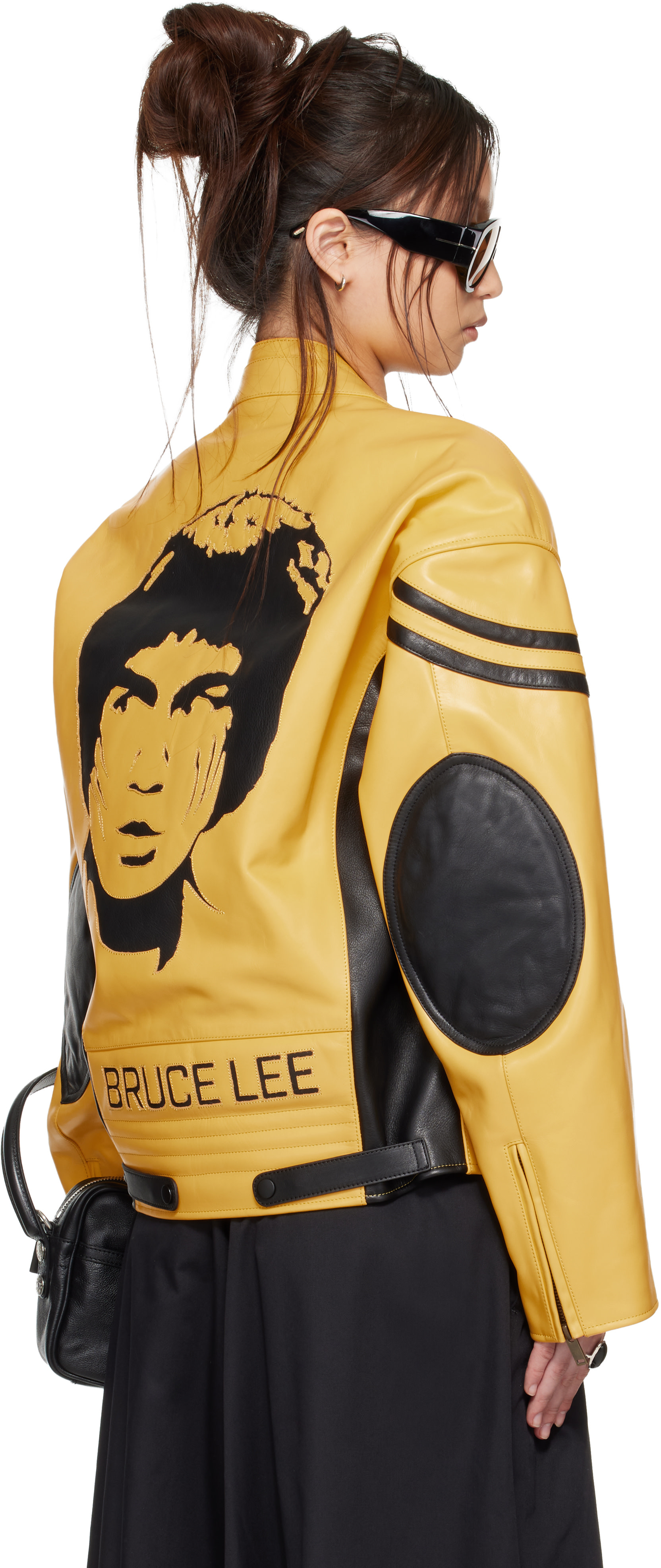 LU'U DAN: BRUCE LEE x LỰU ĐẠN イエロー Legacy Moto L-D レザー