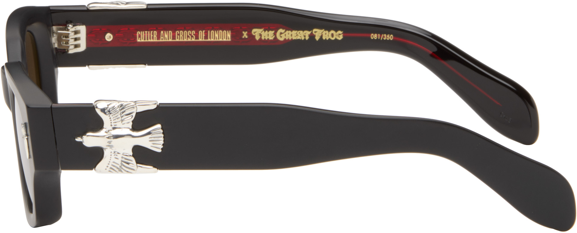 Cutler and Gross - Black The Great Frog Edition Soaring Eagle Sunglasses