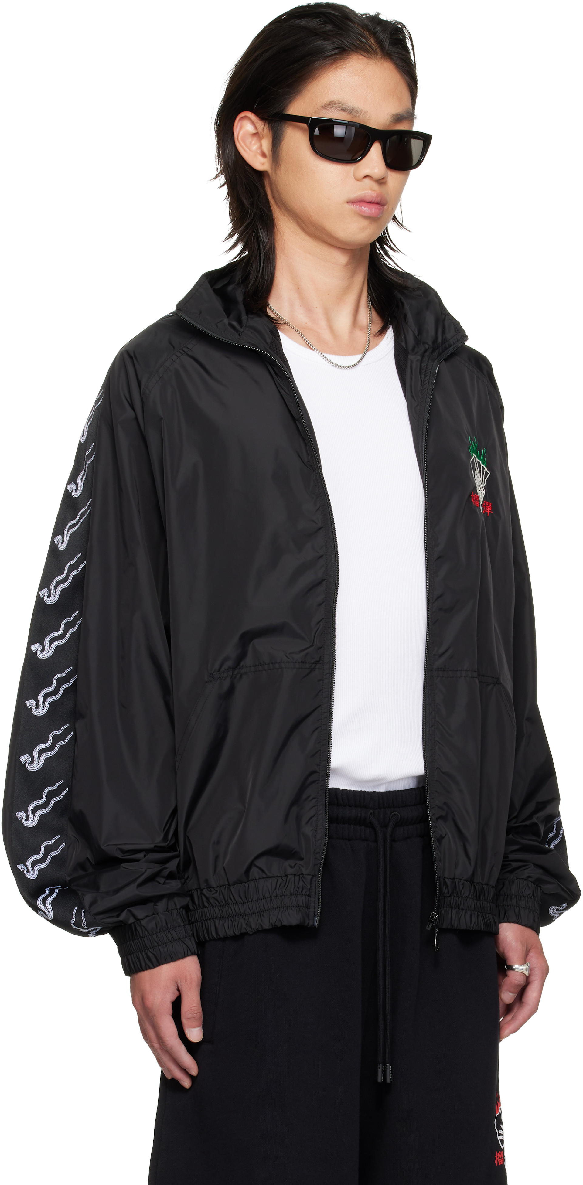 LU'U DAN - Black Blacklisted LD Windbreaker Jacket