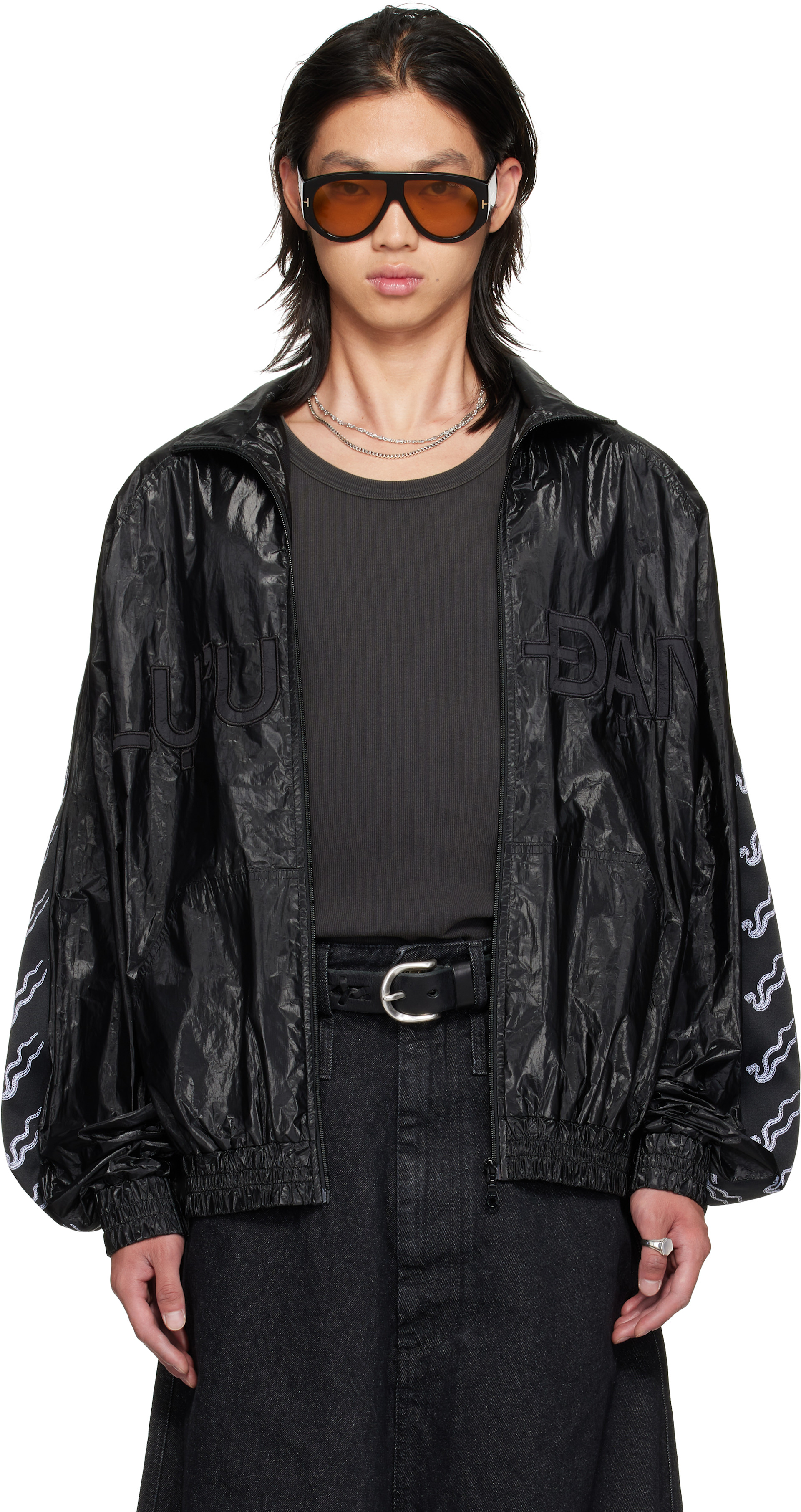 LU'U DAN - Black LD Windbreaker Jacket