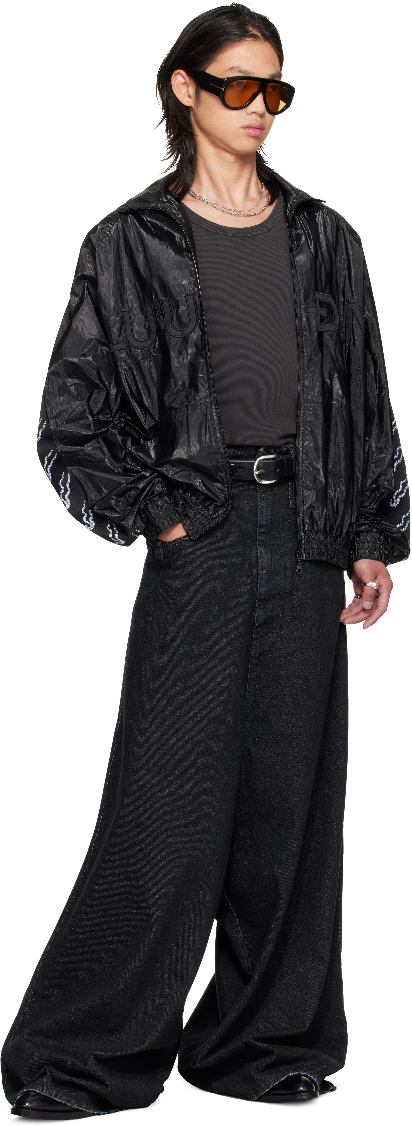 LU'U DAN - Black LD Windbreaker Jacket