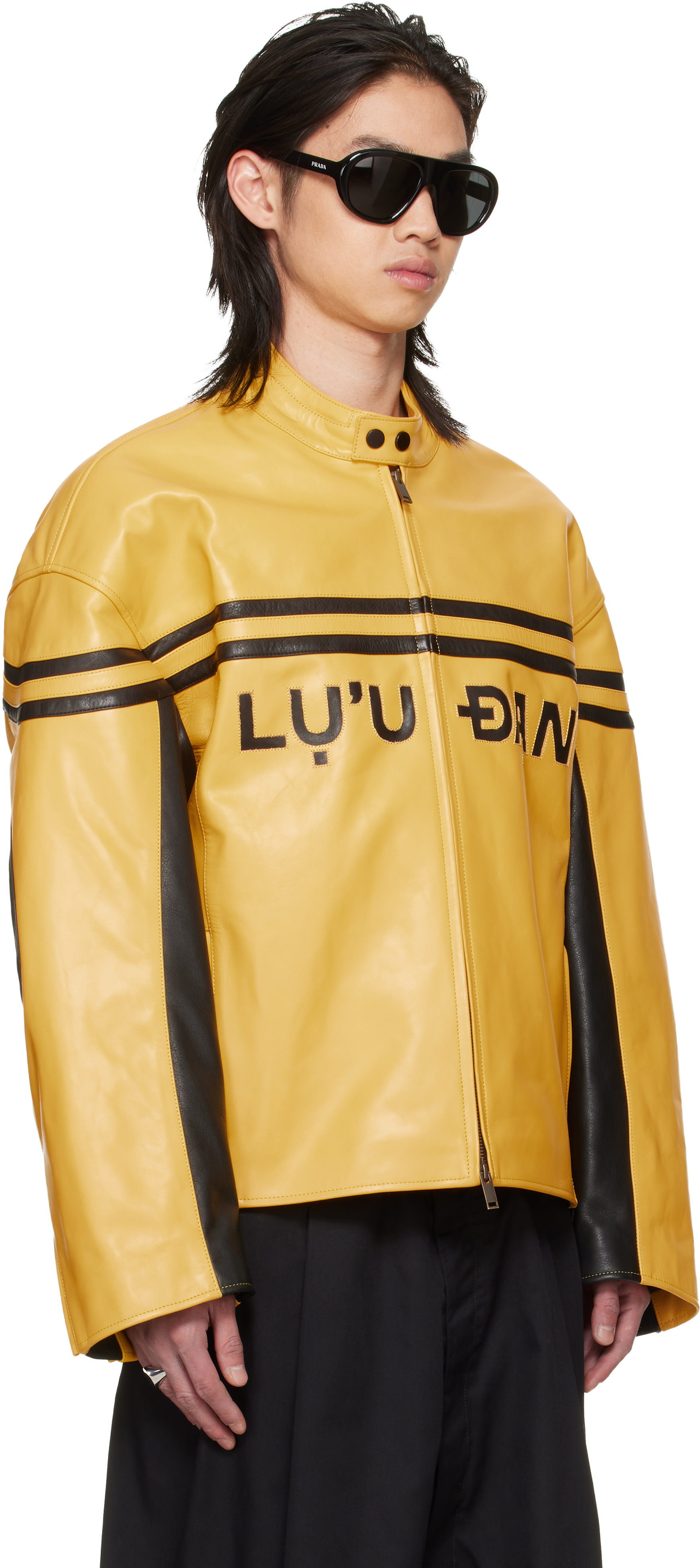 LU'U DAN: BRUCE LEE x LỰU ĐẠN Yellow Legacy Moto L-D Leather
