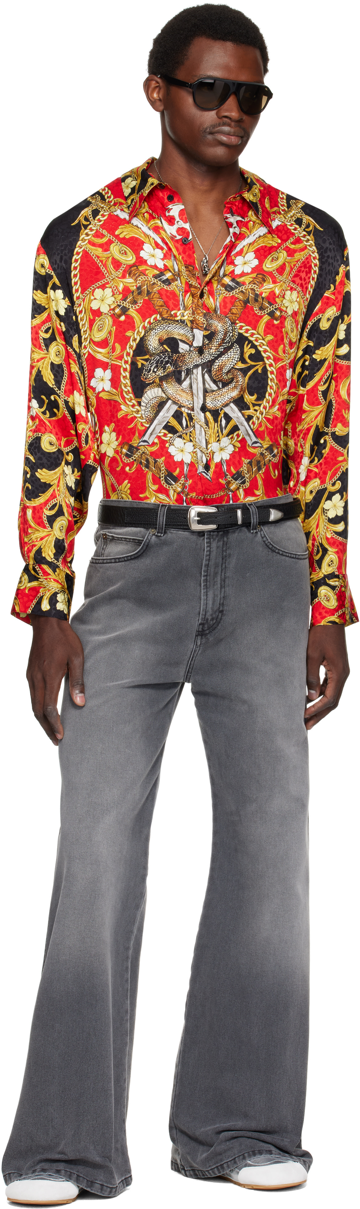 LU'U DAN - Gray Phat XL Jeans