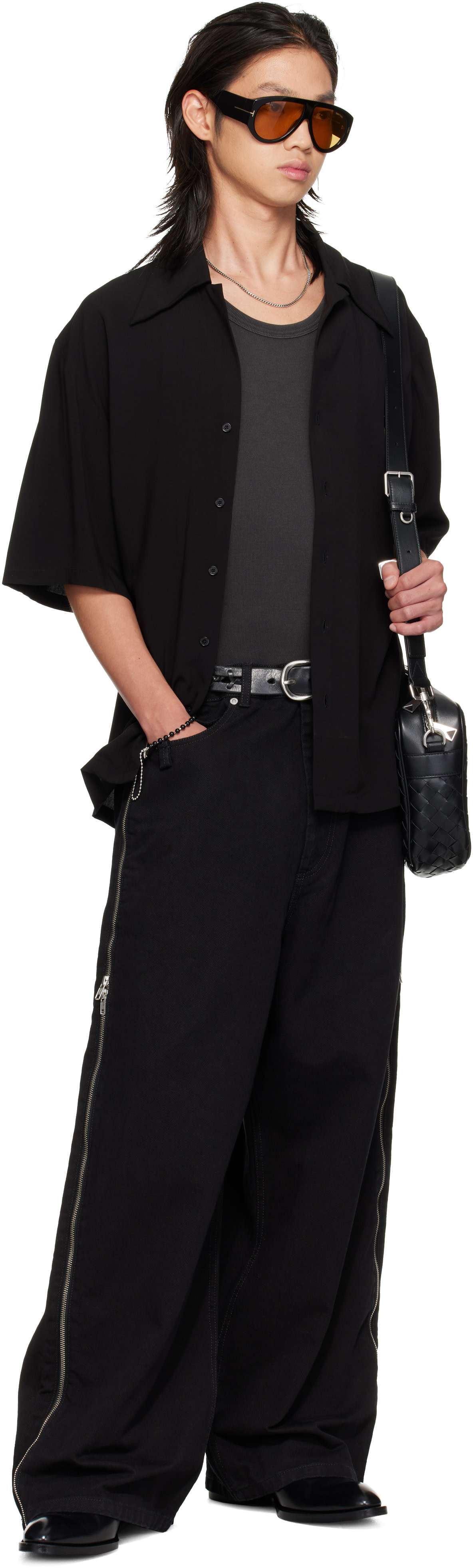 LU’U DAN - Chemise Uniform noir