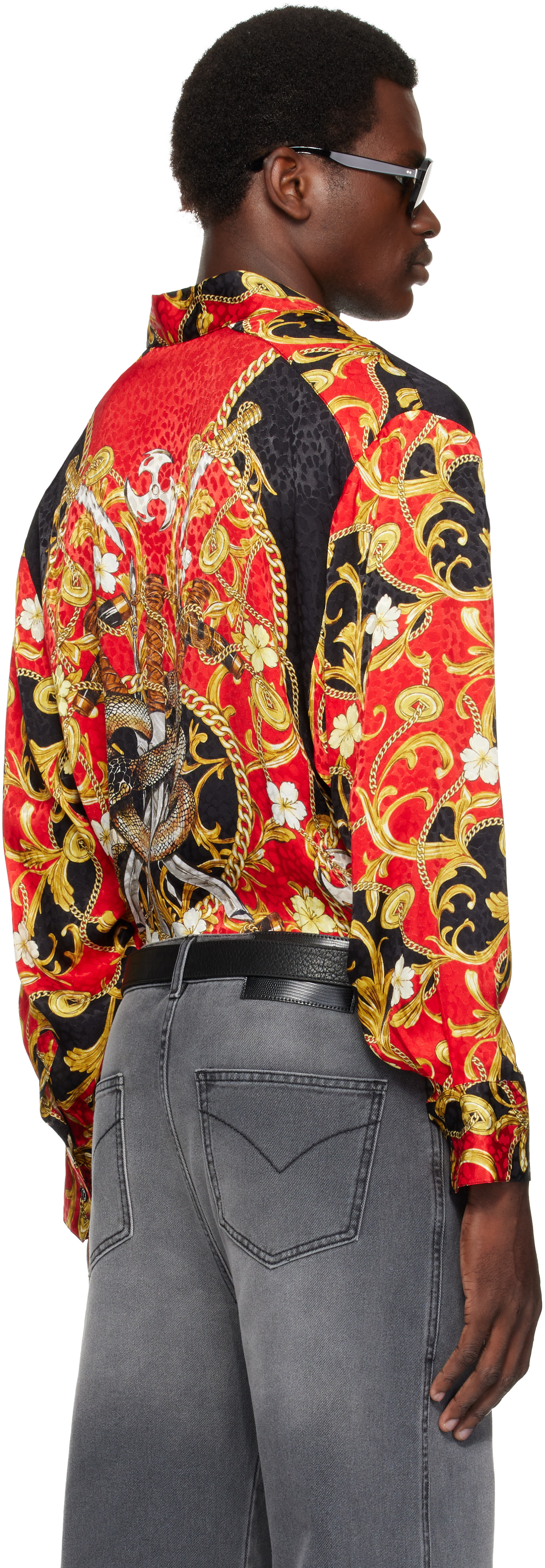 LU’U DAN - Chemise ajustée rouge