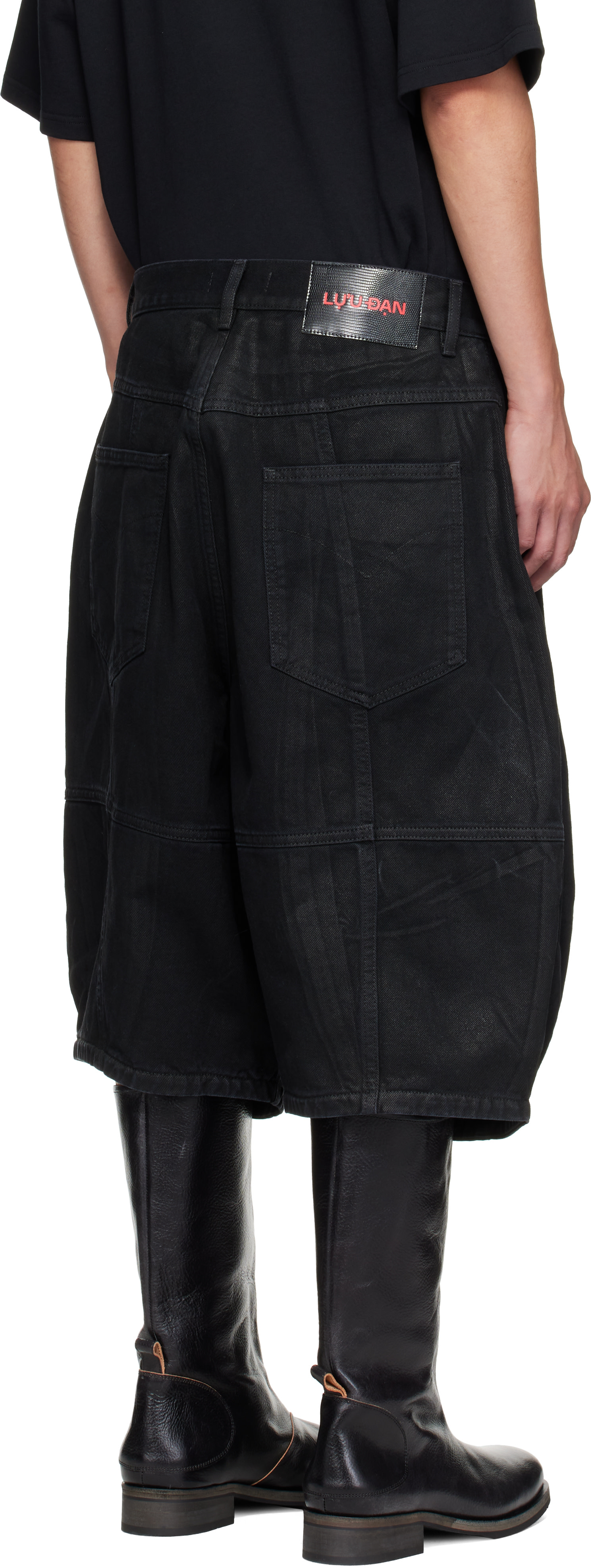 LU’U DAN - Short Puffa noir