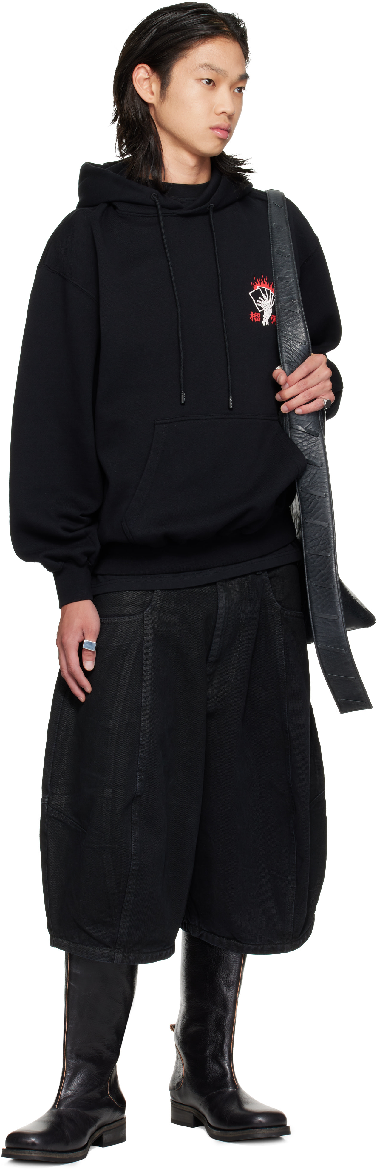 LU’U DAN - Short Puffa noir