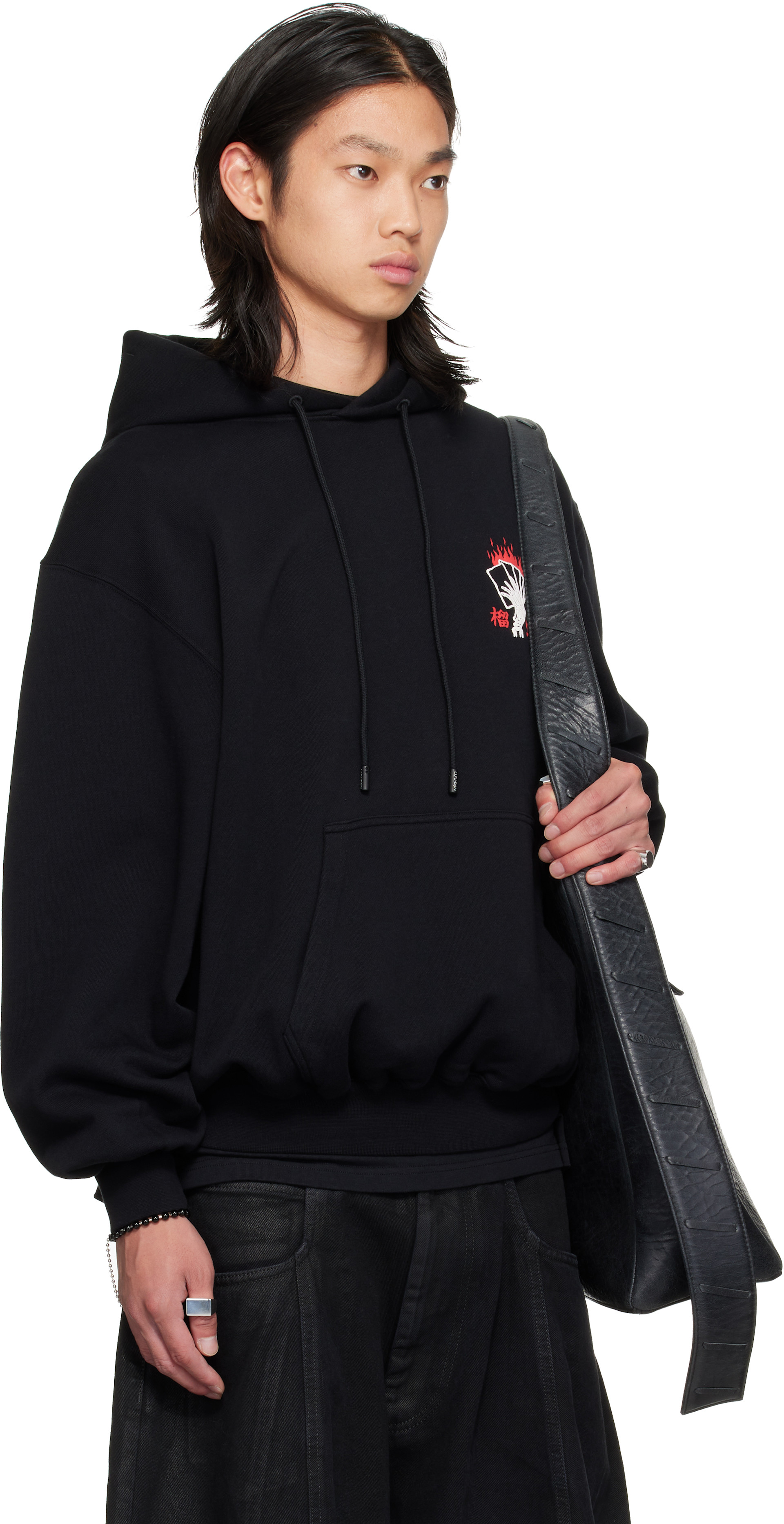 LU'U DAN - Black Aftermath Hoodie