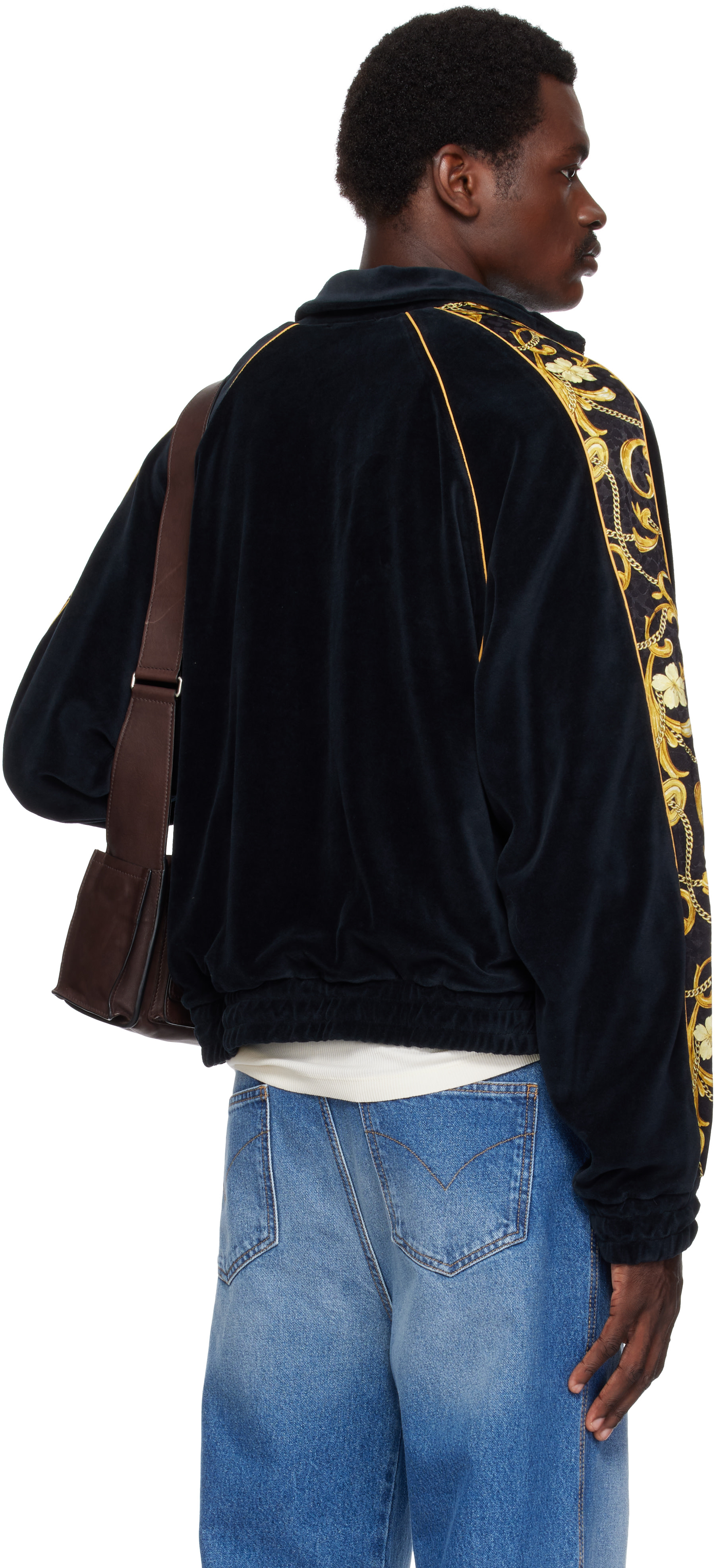 LU'U DAN - Black Supa-Sleaze Track Jacket