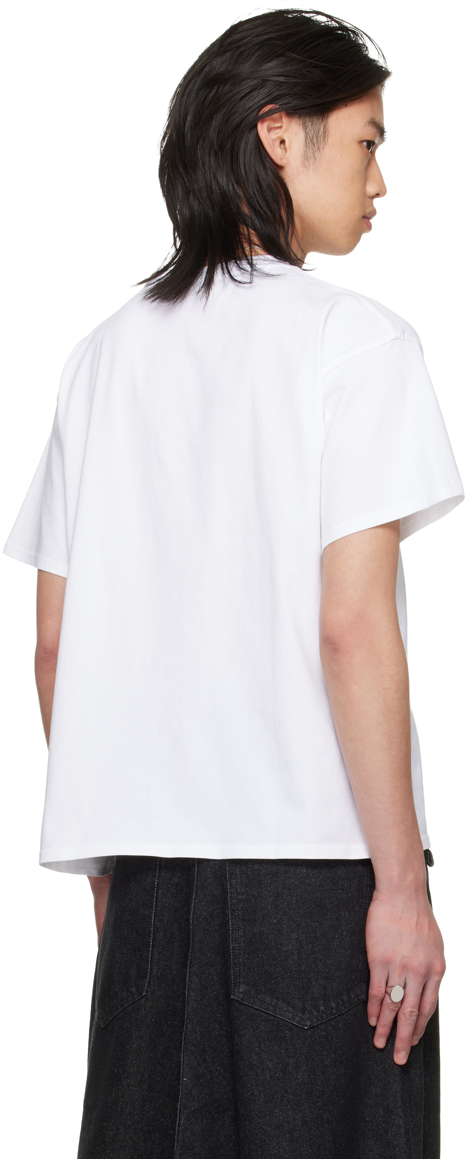 LU'U DAN - BRUCE LEE x LỰU ĐẠN White Athletic T-shirt