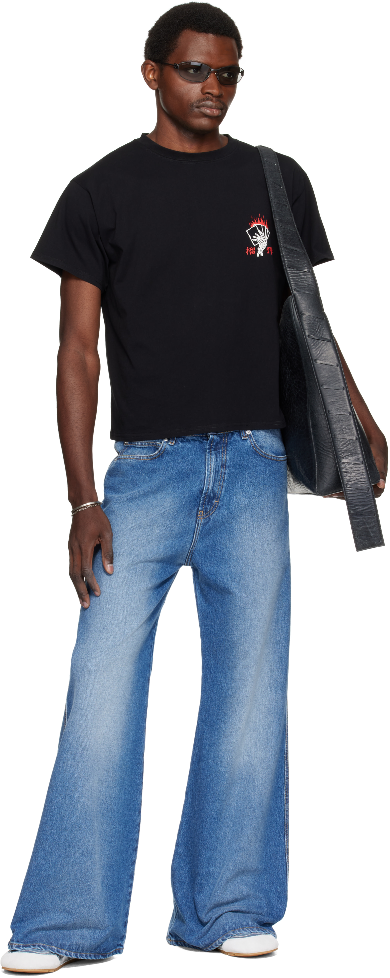 LU'U DAN - Black Blacklisted Box T-shirt