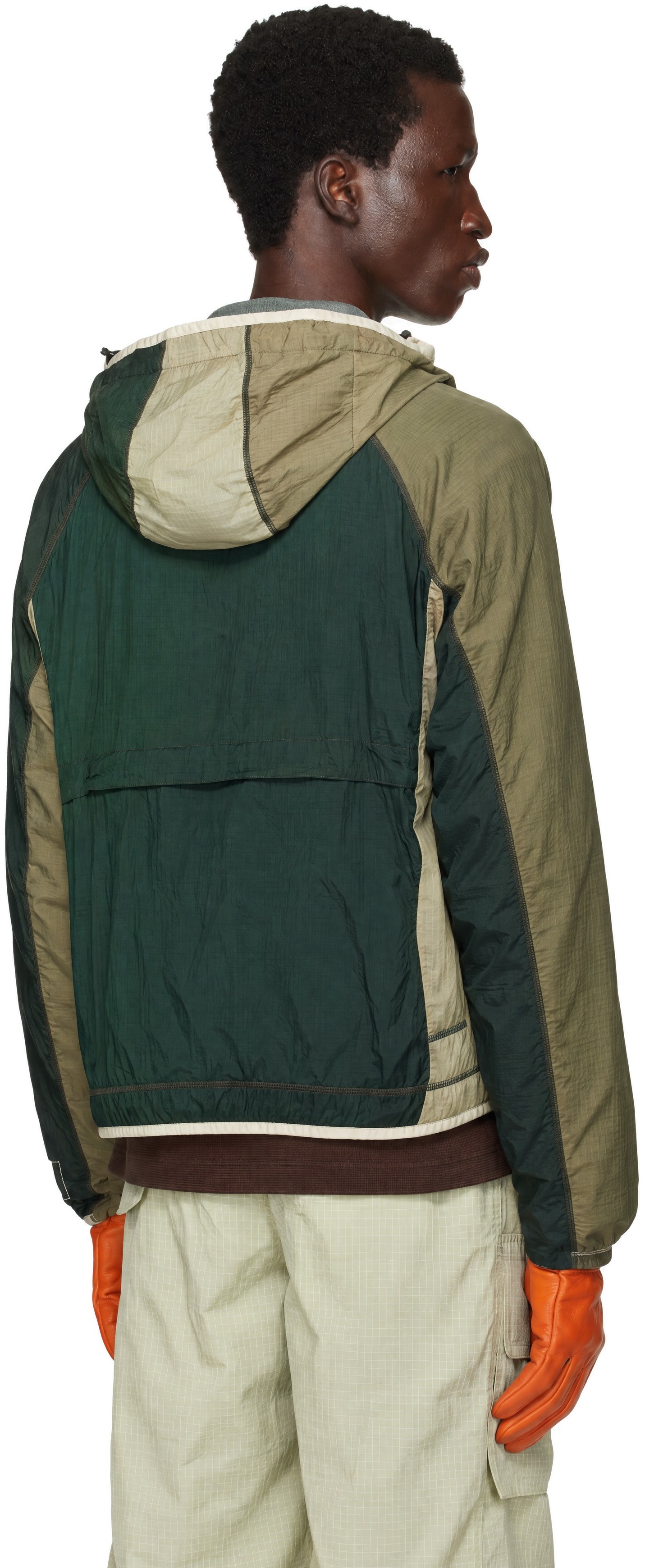 RCOS - Veste de course Griffith verte doublée en molleton