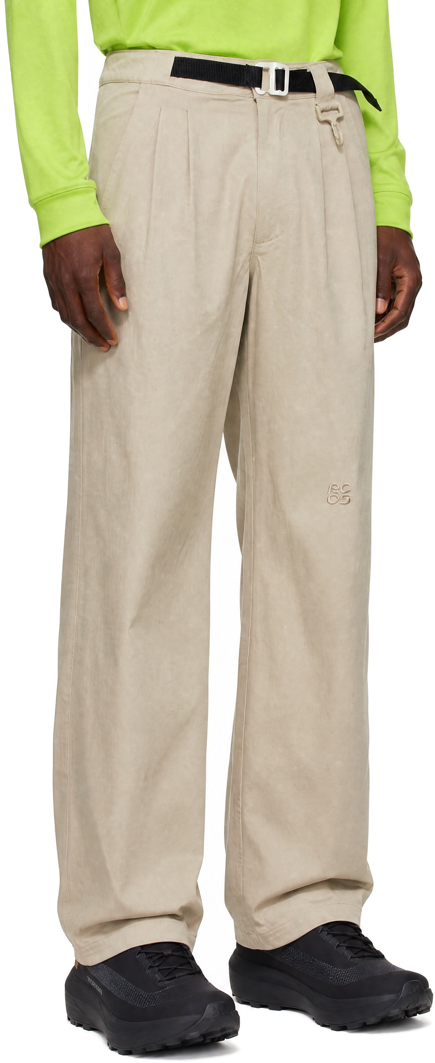 RCOS - Beige Belted Trousers