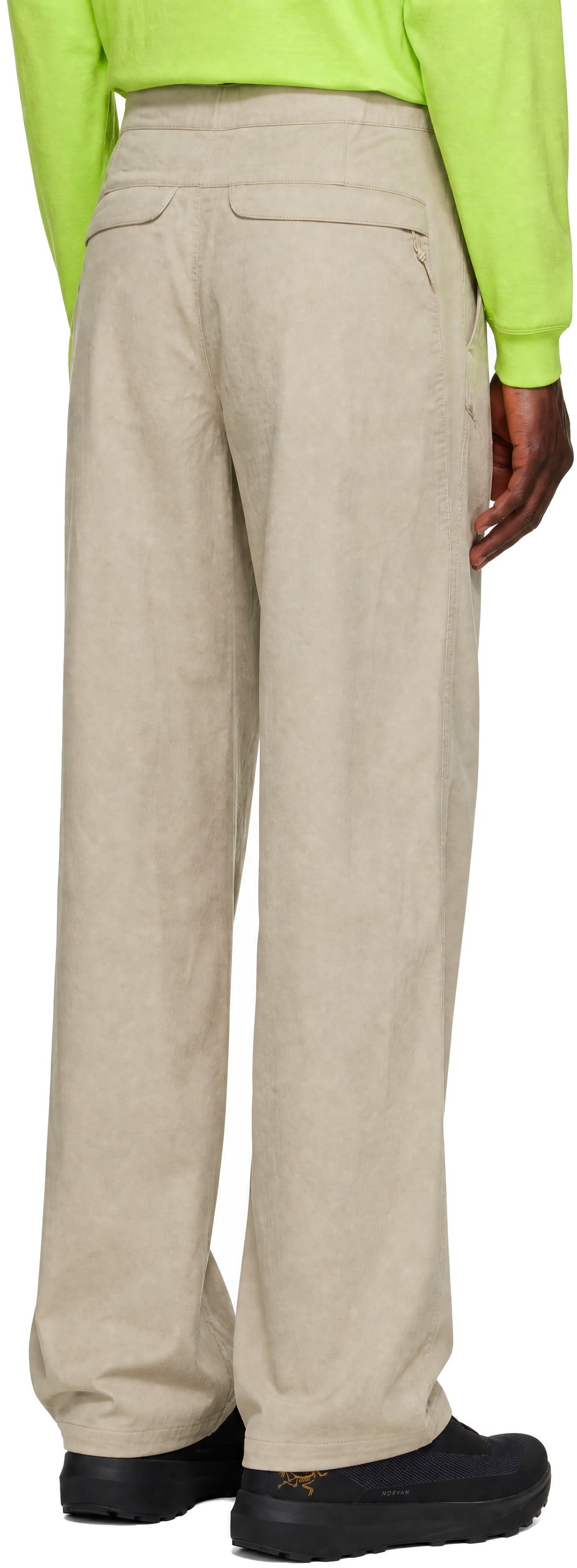 RCOS - Beige Belted Trousers
