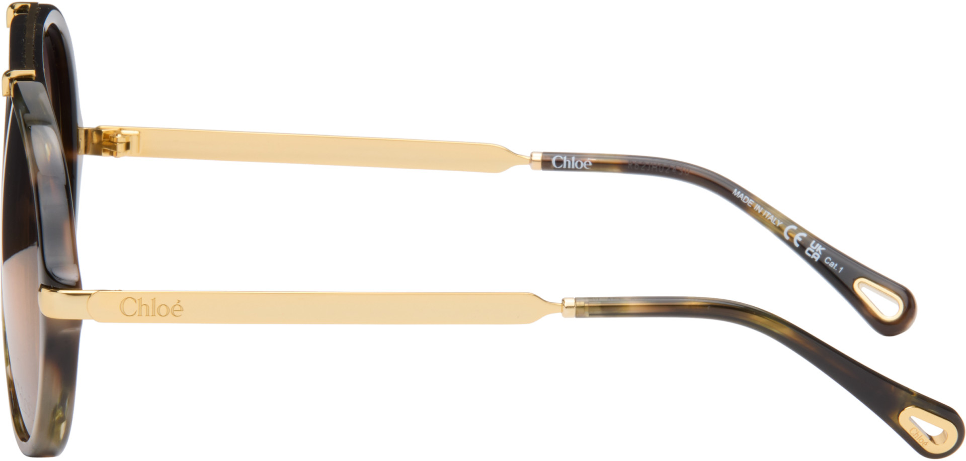 Chloé - Tortoiseshell Aviator Sunglasses