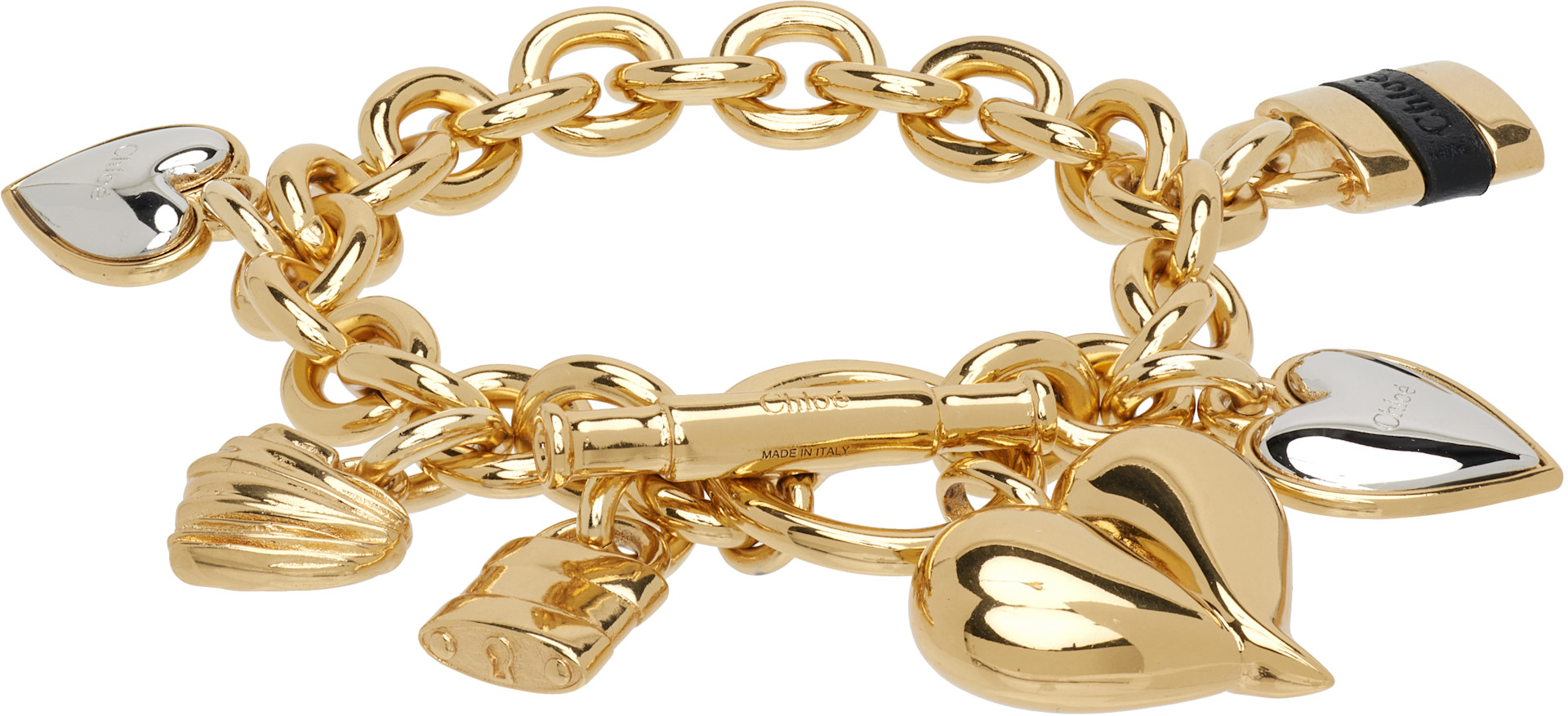 Chloé - Bracelet Paddington à breloques à logo