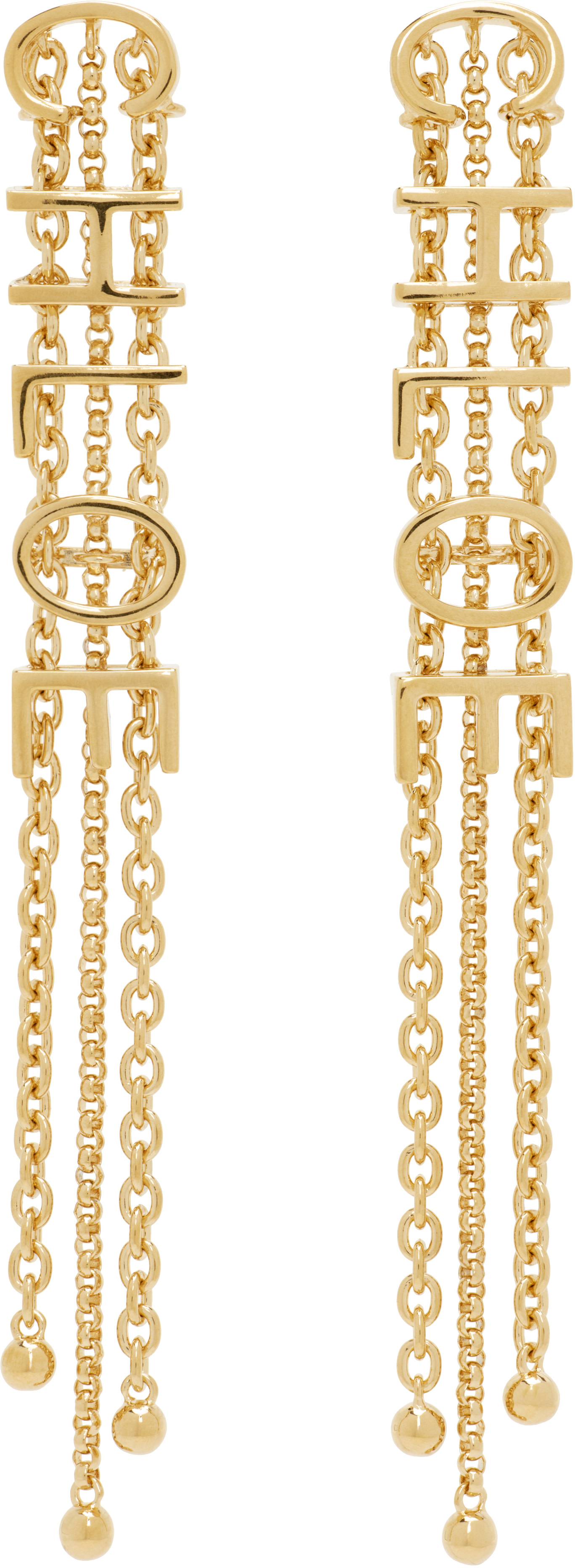 Chloé - Boucles d'oreilles à logo