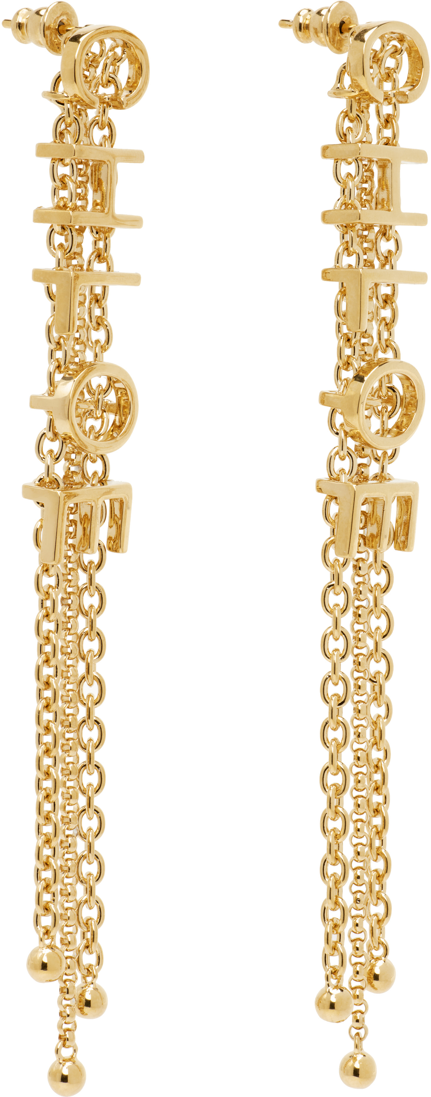 Chloé - Boucles d'oreilles à logo