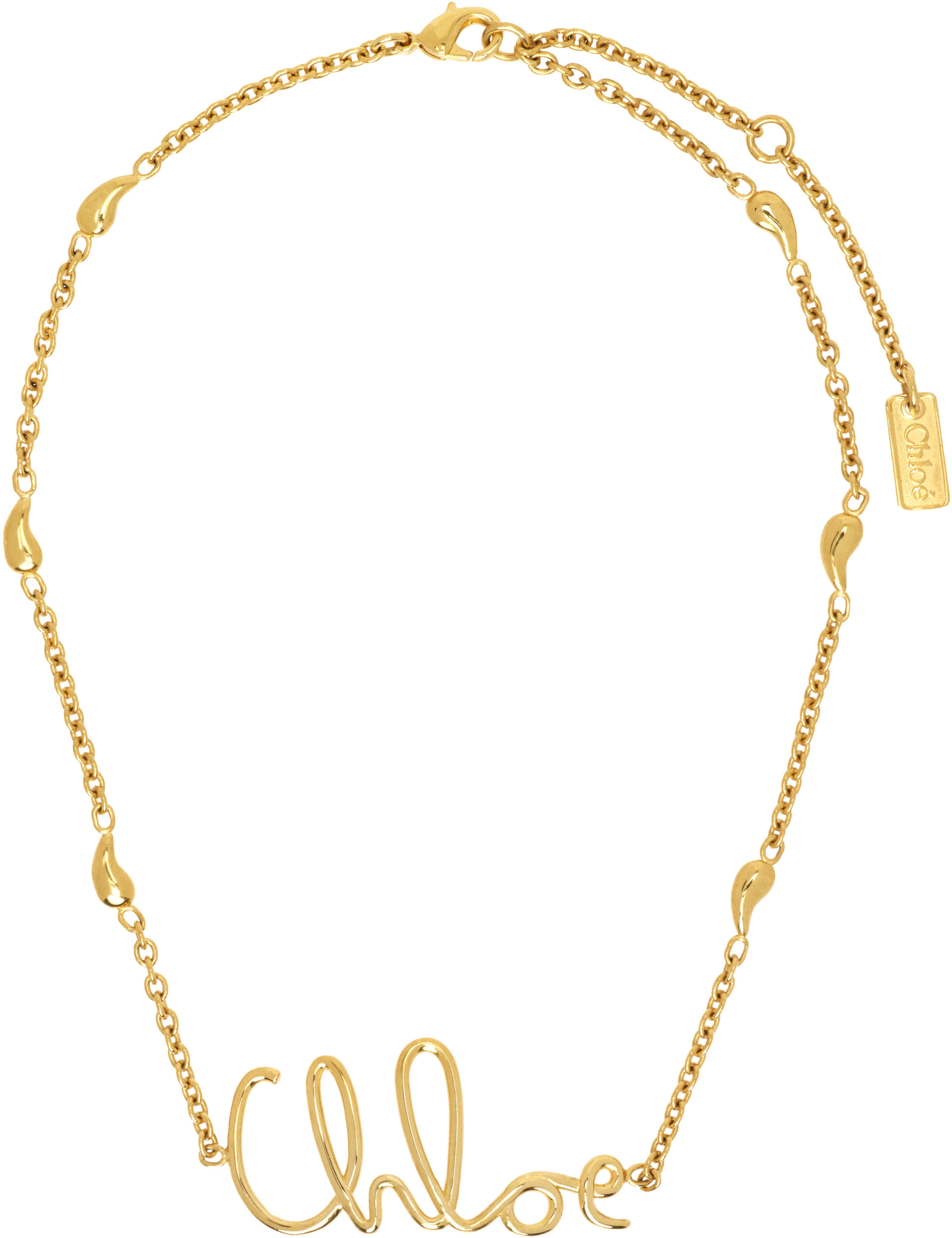 Chloé - Collier à breloque à logo