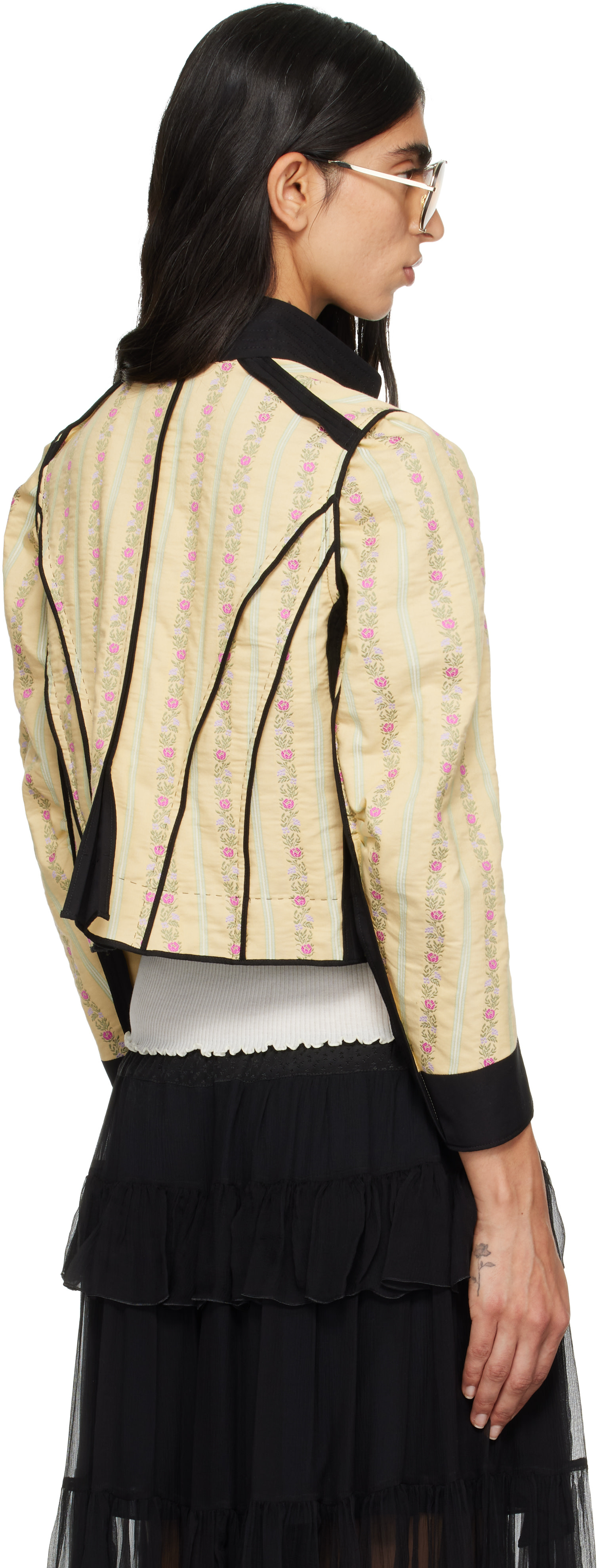 Chloé - Yellow Soft Jacquard Jacket