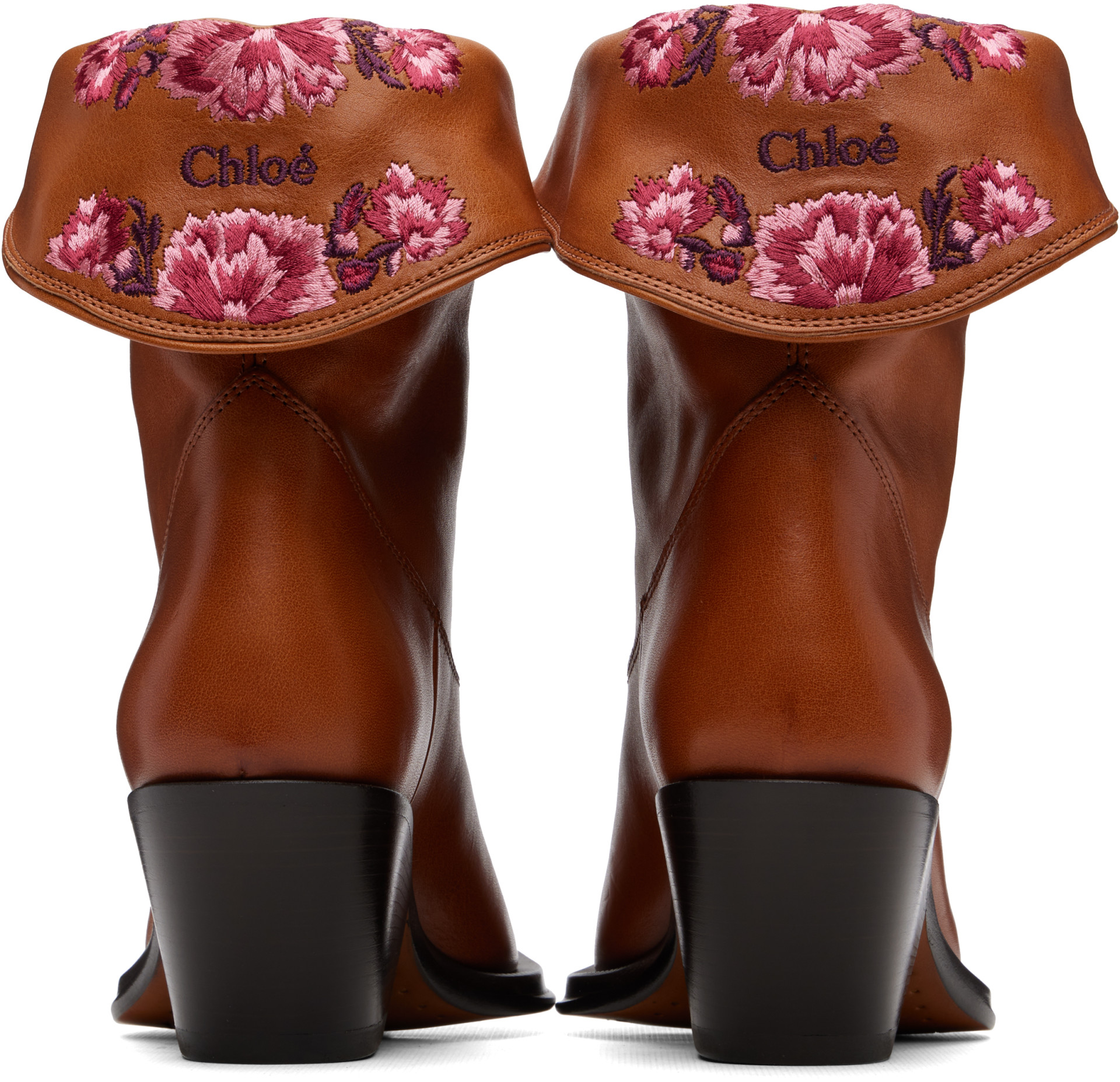 Chloé - Brown Azelan Ankle Boots