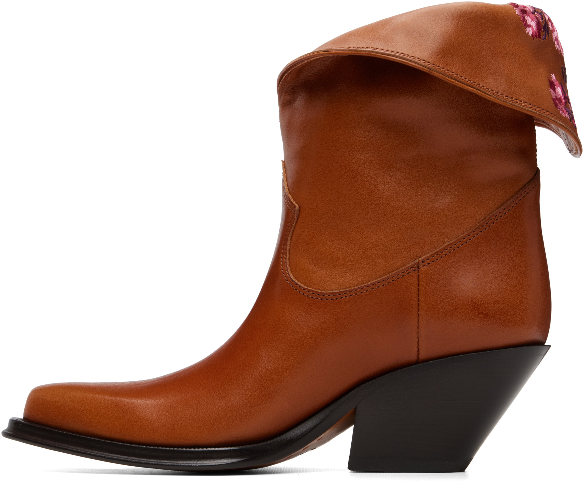 Chloé - Bottines Azelan brunes
