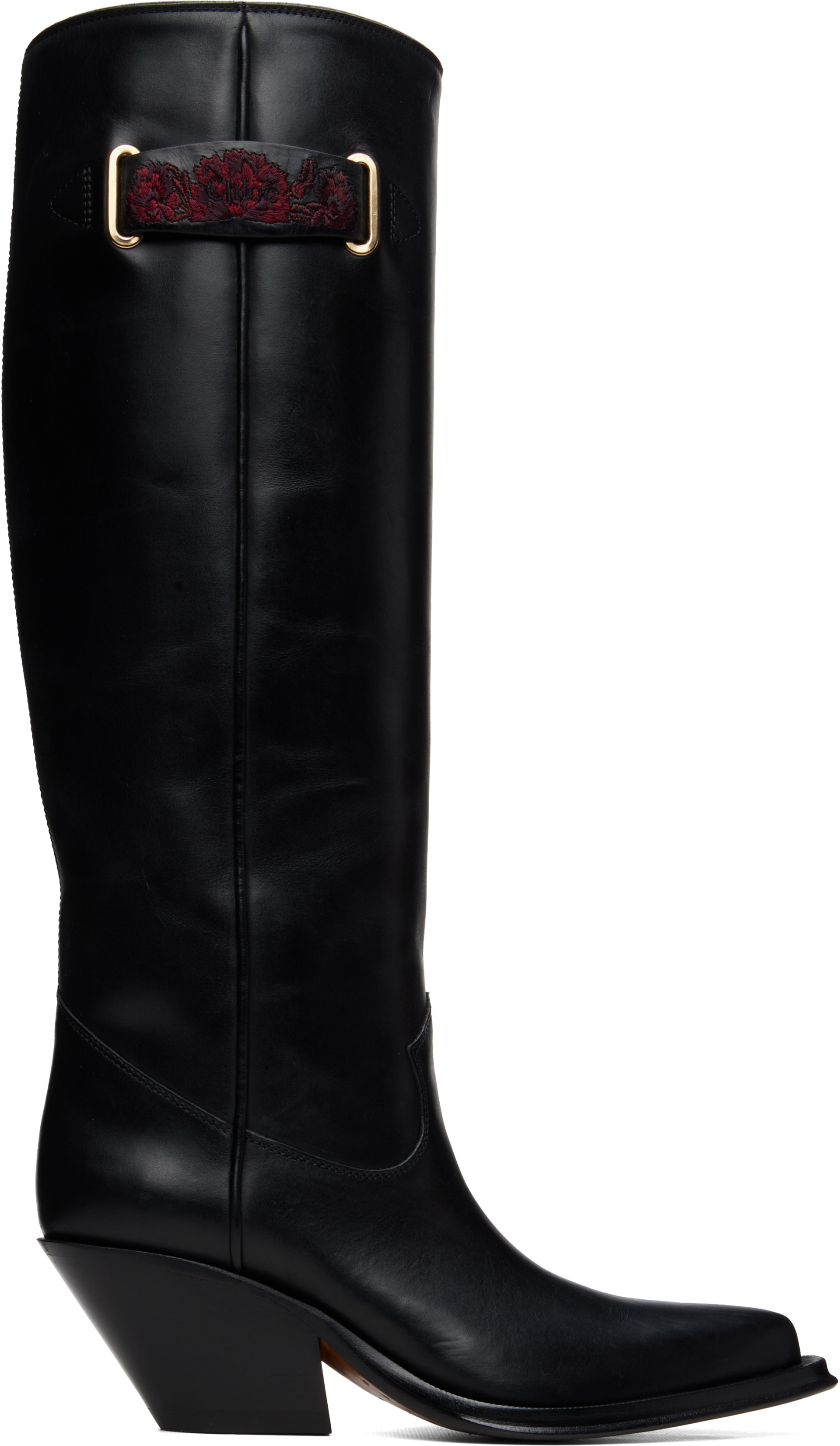 Chloé - Bottes hautes Azelan noires