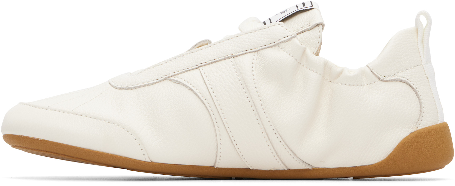 CHLOÉ KICKスニーカー Chloé: オフホワイト 'Chloé Kick' スニーカー | SSENSE 日本