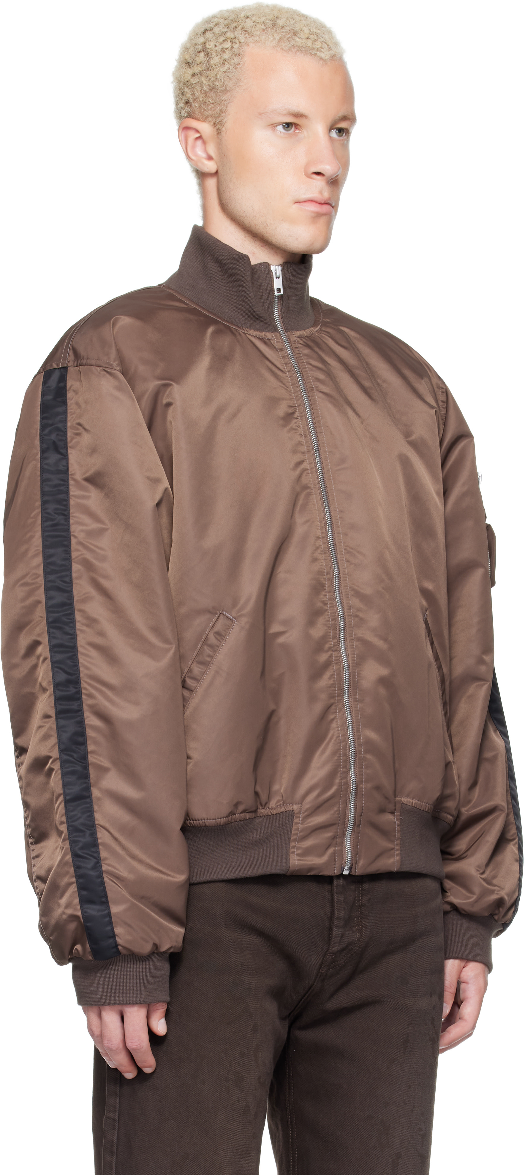 ALEXANDER DIGENOVA - Brown RL Bomber Jacket