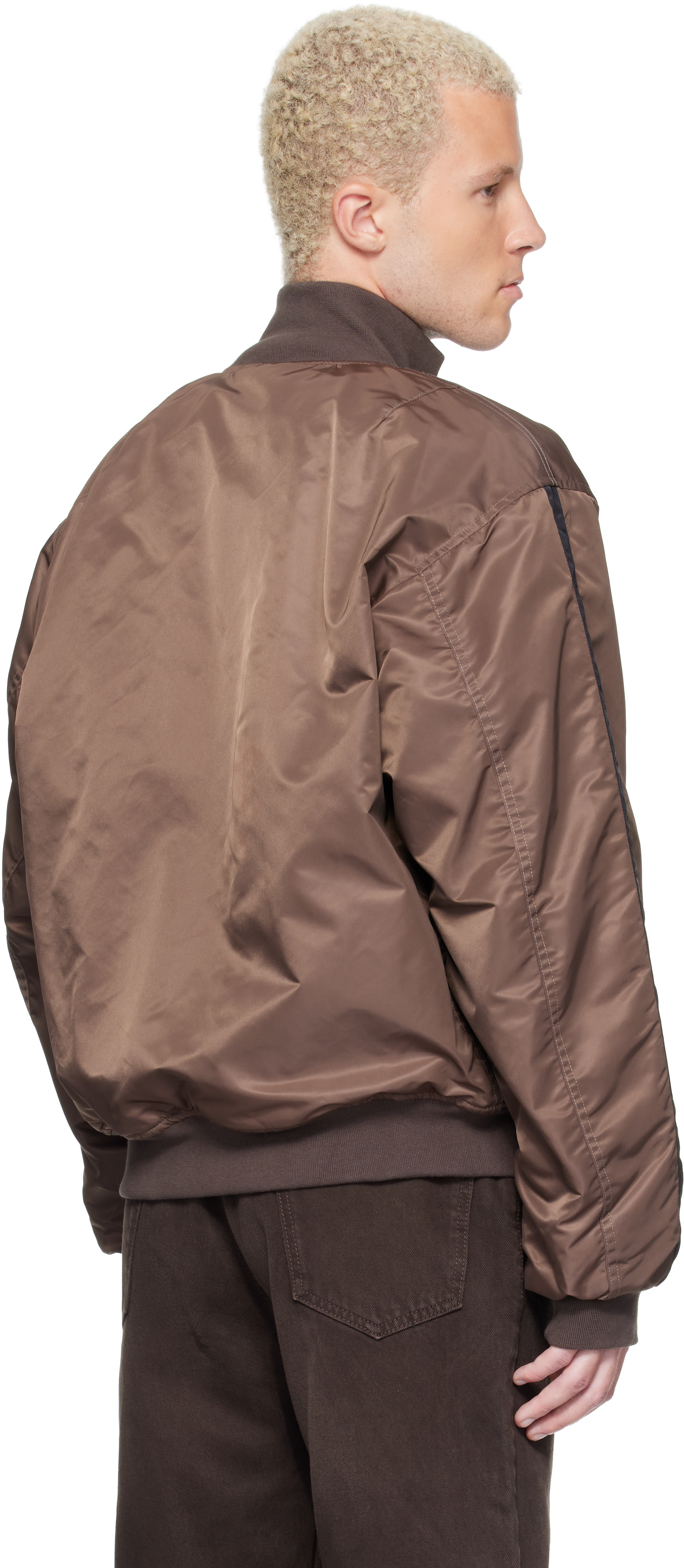 ALEXANDER DIGENOVA - Brown RL Bomber Jacket