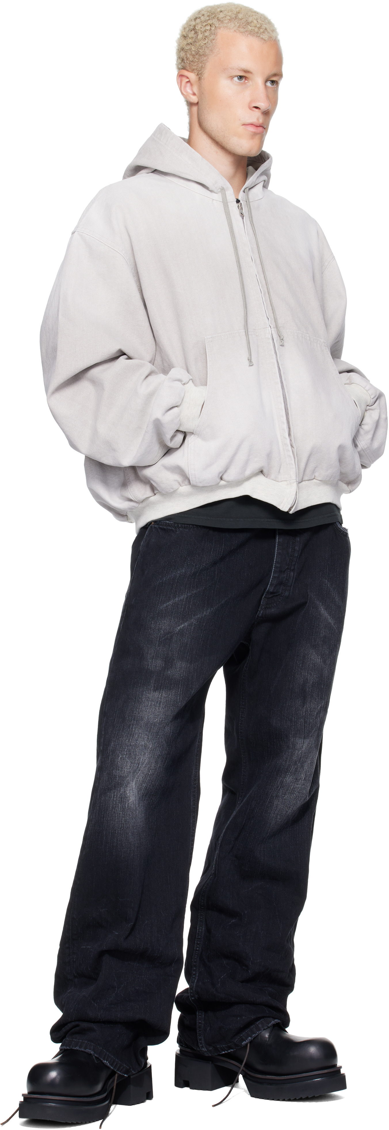 ALEXANDER DIGENOVA - Gray Underground Canvas Jacket