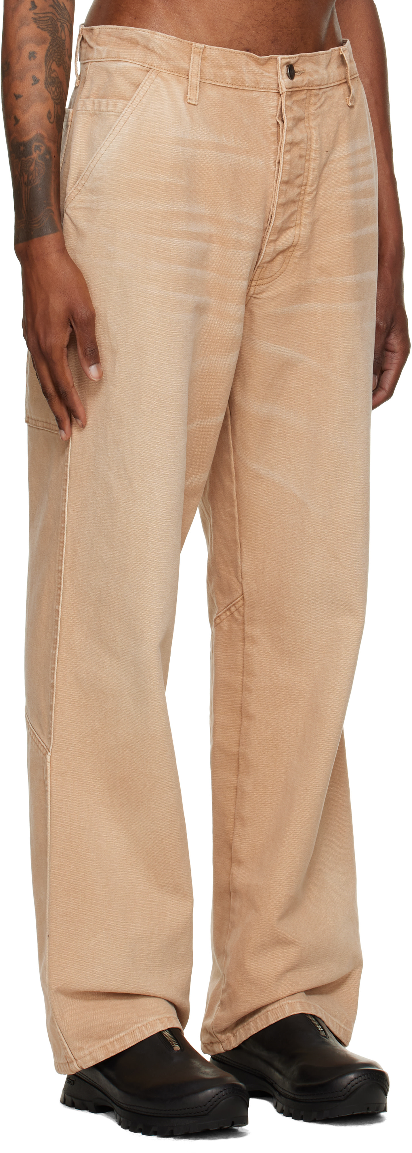 ALEXANDER DIGENOVA - Tan Underground Cargo Pants