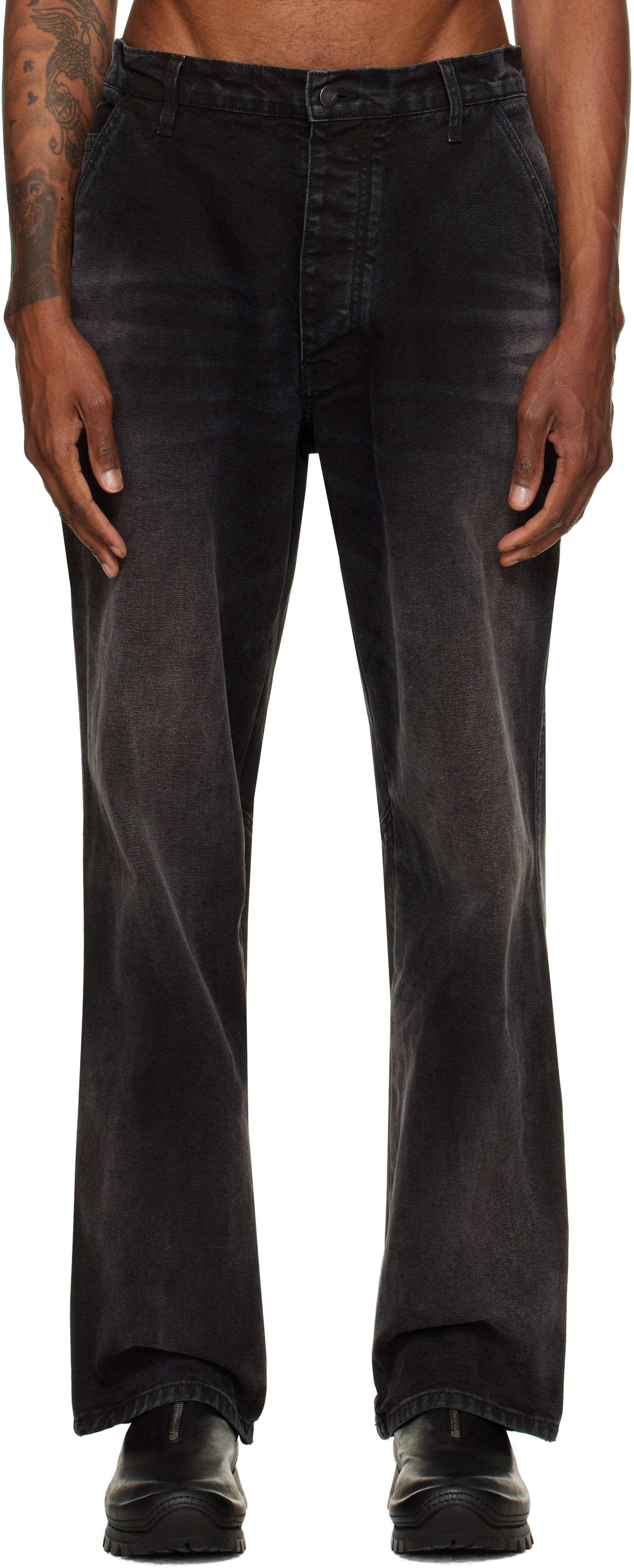 ALEXANDER DIGENOVA - Black Underground Cargo Pants