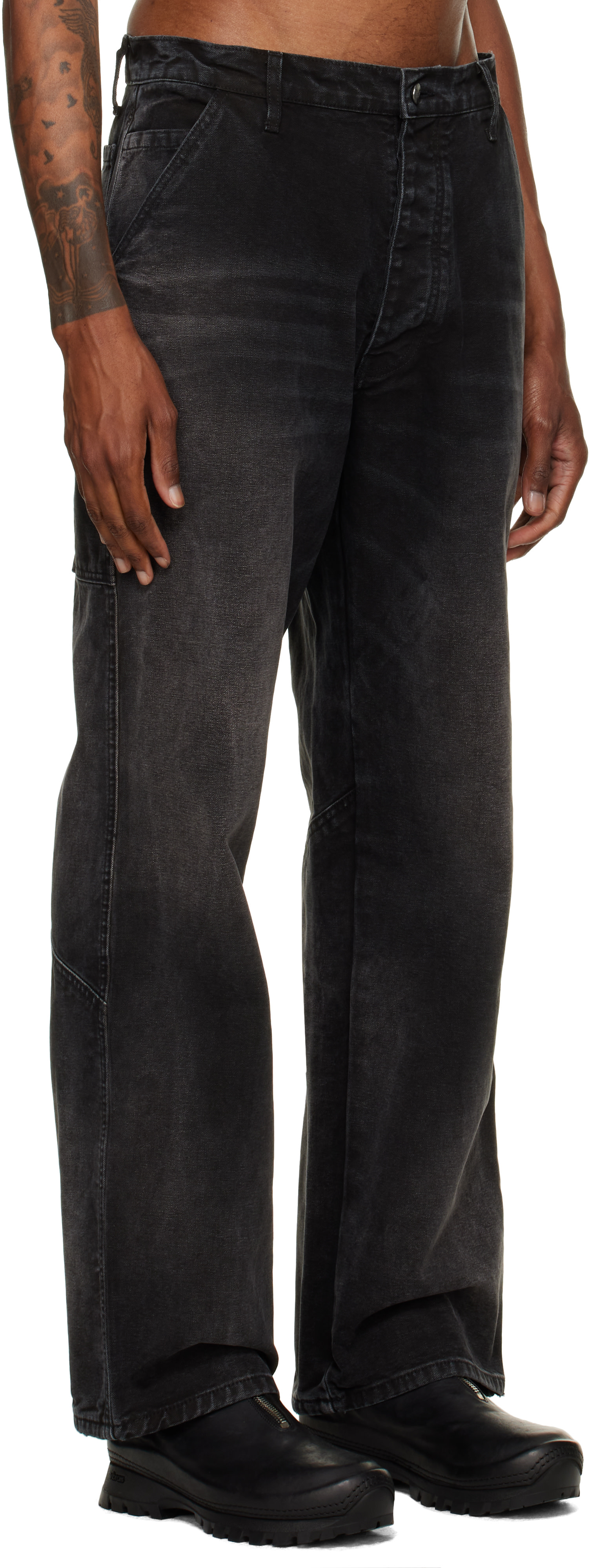 ALEXANDER DIGENOVA - Black Underground Cargo Pants