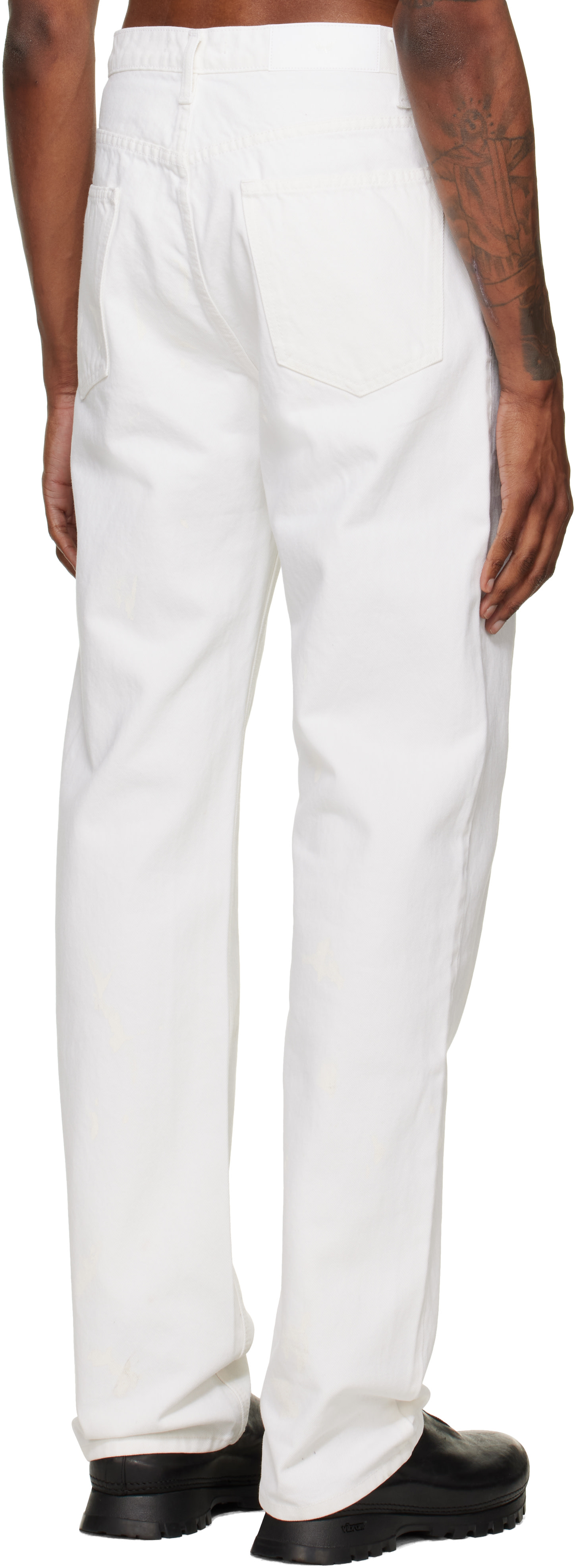 ALEXANDER DIGENOVA - White Painter Jeans