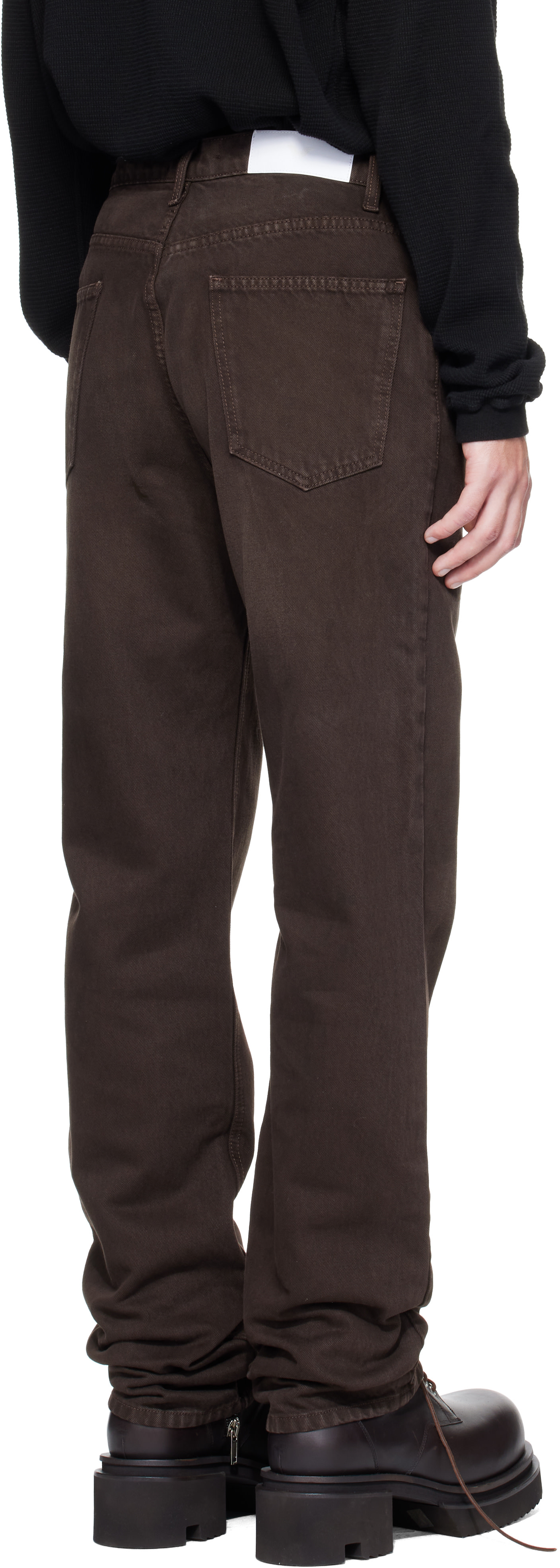 ALEXANDER DIGENOVA - Brown Painter Jeans