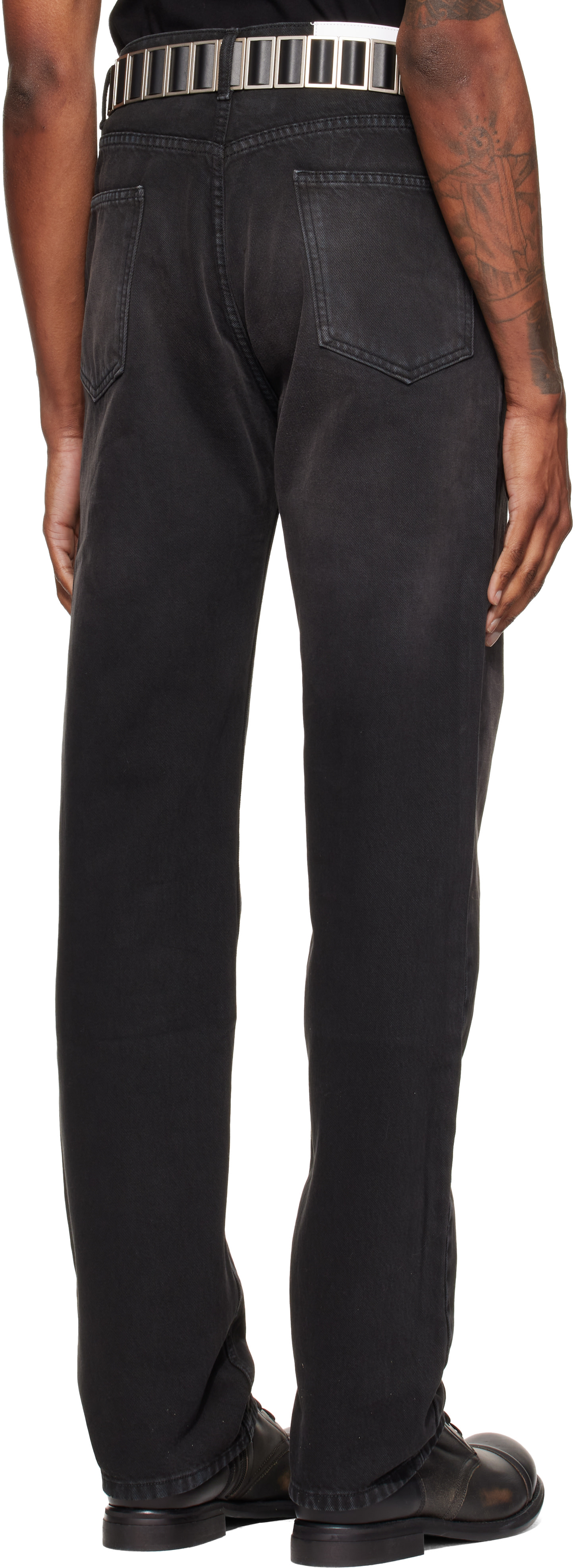 ALEXANDER DIGENOVA - Black Underground Painter Jeans