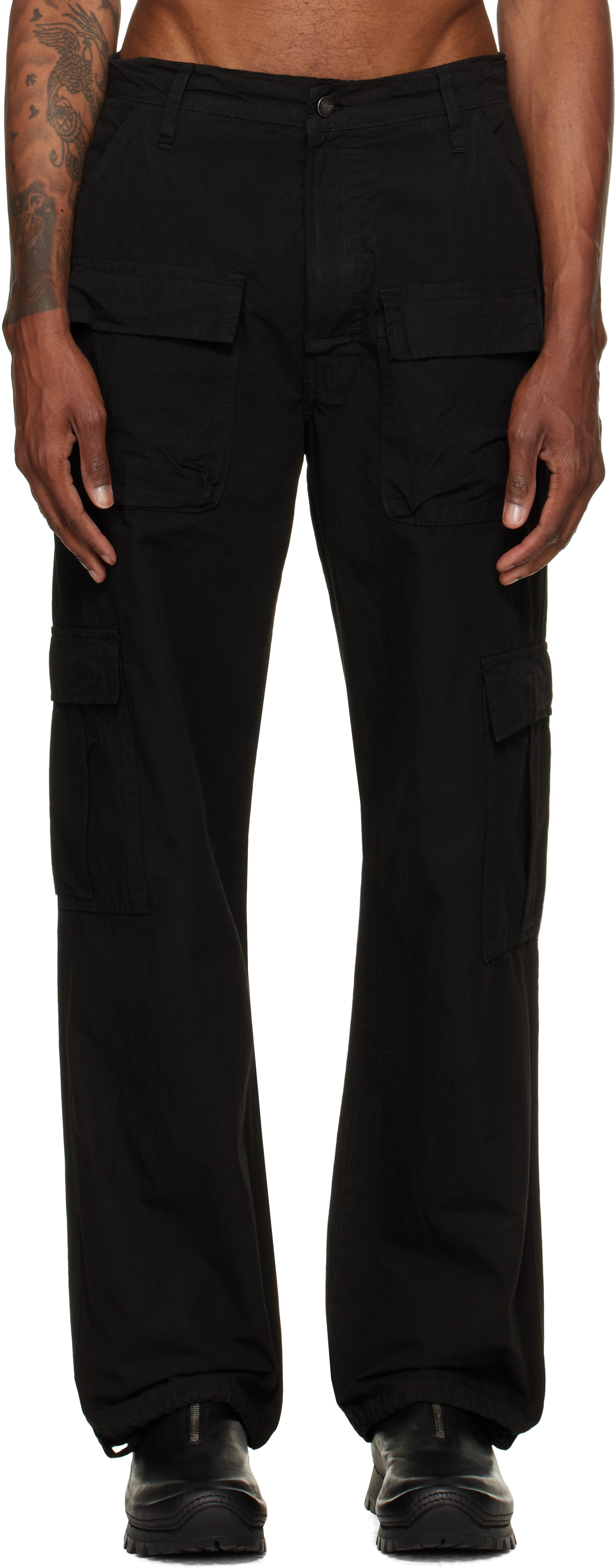 ALEXANDER DIGENOVA - Black Cargo Pants