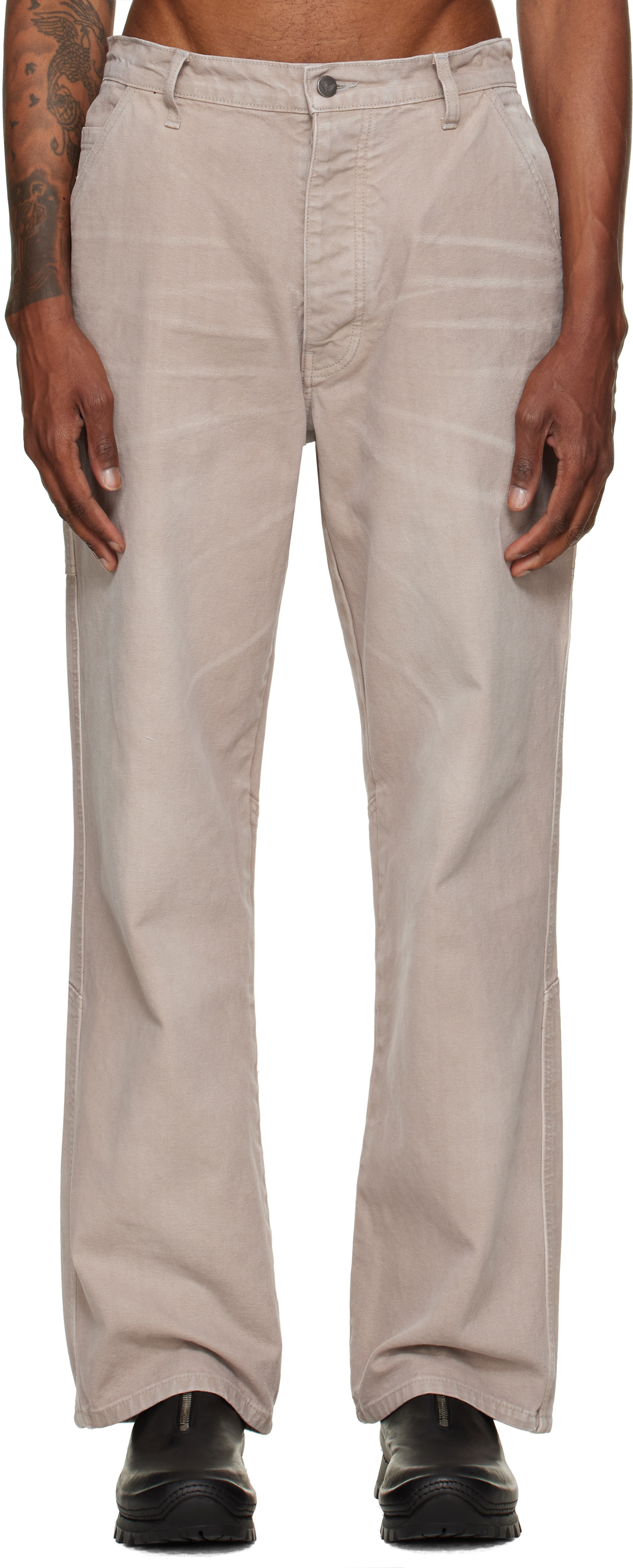 ALEXANDER DIGENOVA - Taupe Underground Cargo Pants
