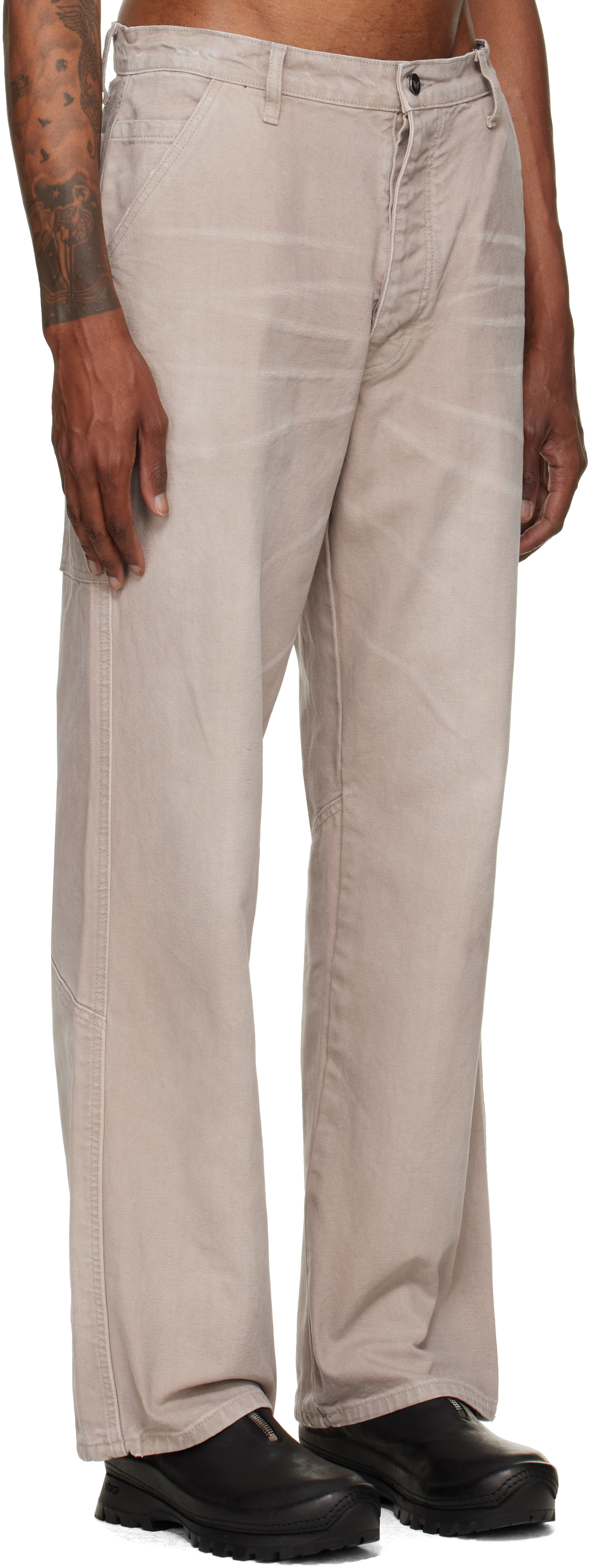 ALEXANDER DIGENOVA - Taupe Underground Cargo Pants