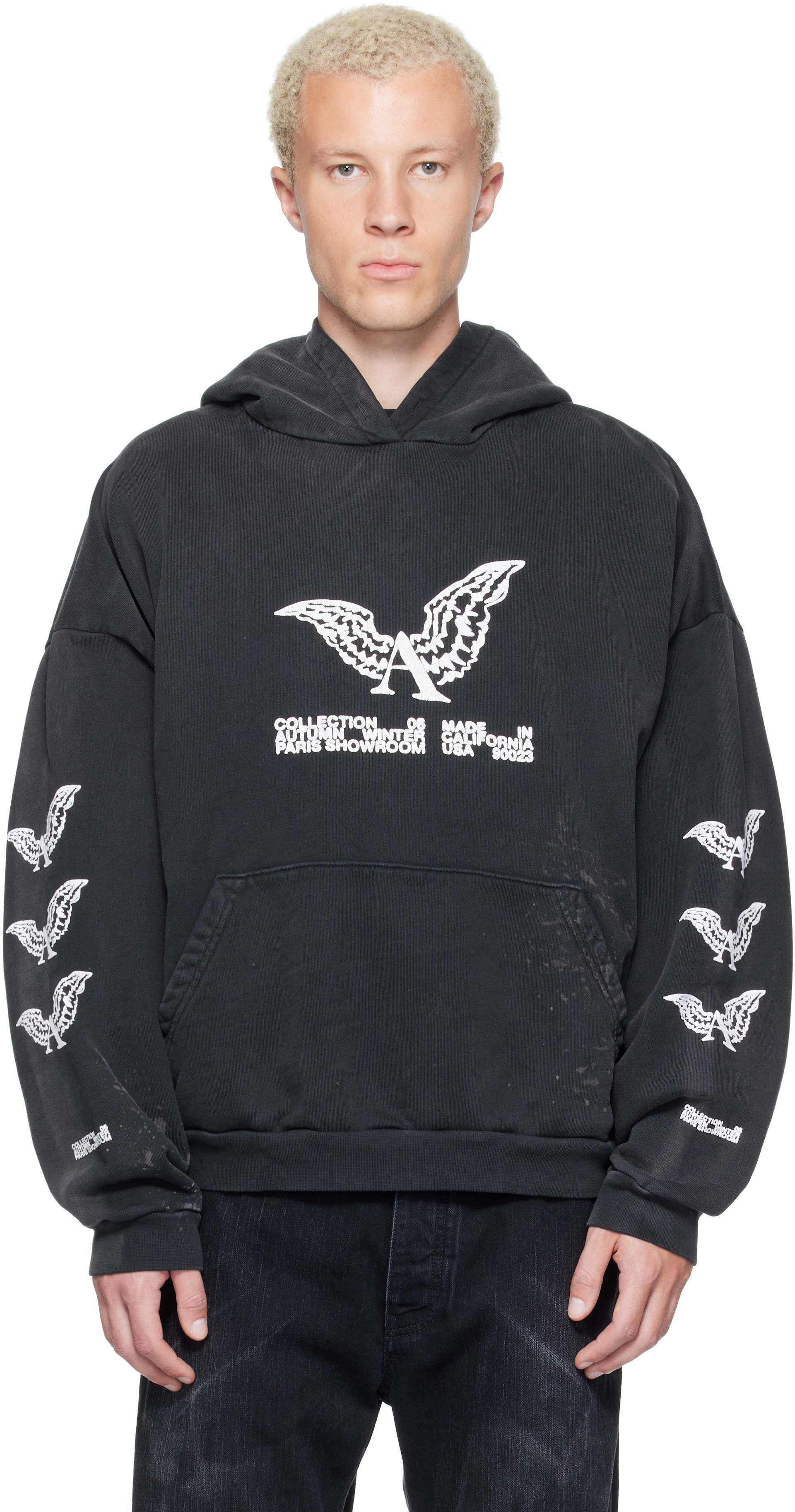 ALEXANDER DIGENOVA - Pull à capuche Showroom noir