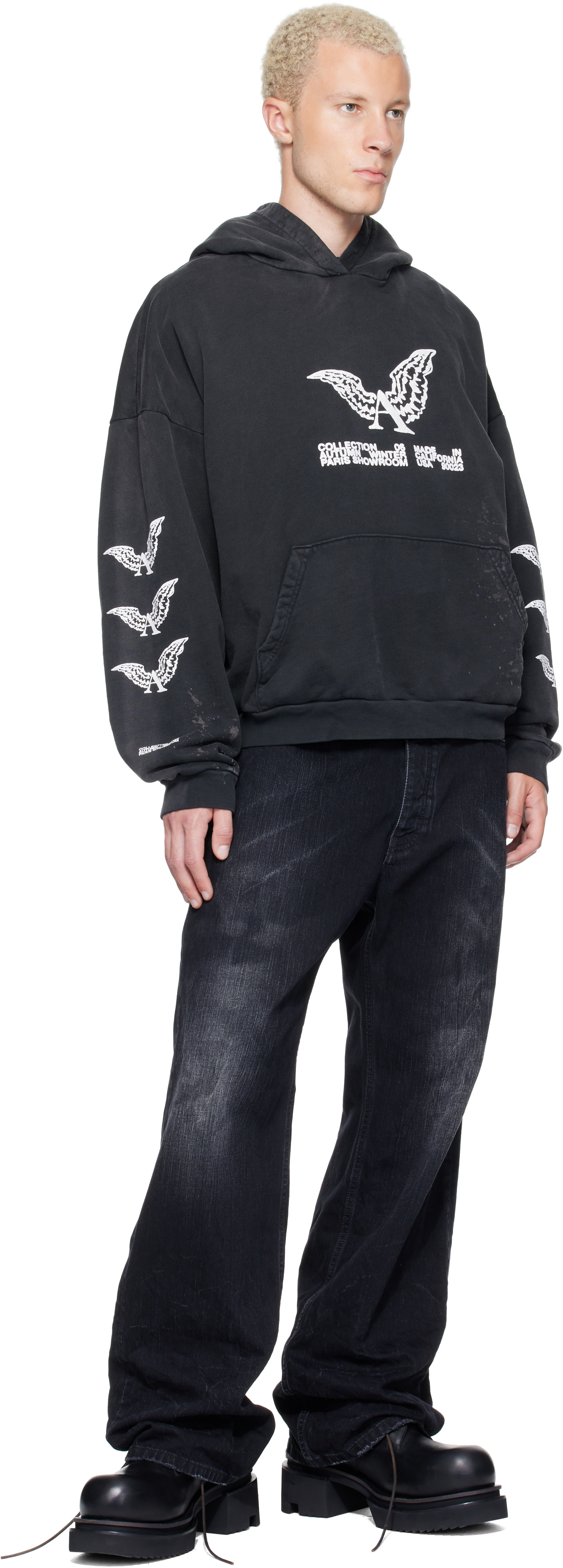 ALEXANDER DIGENOVA - Pull à capuche Showroom noir