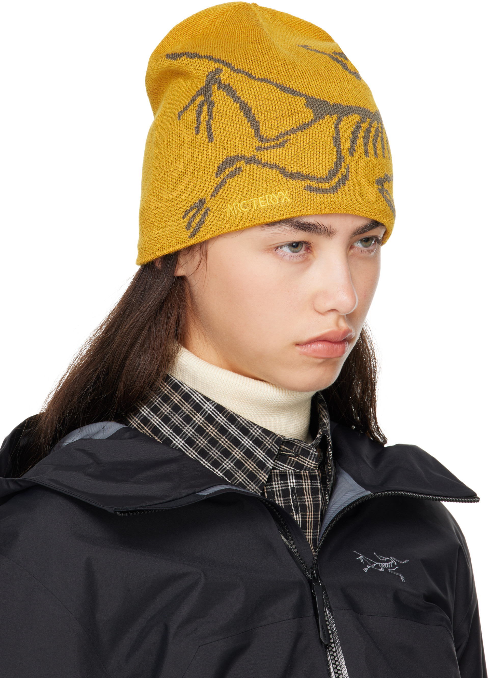 Arc'teryx - Bonnet Bird Head jaune