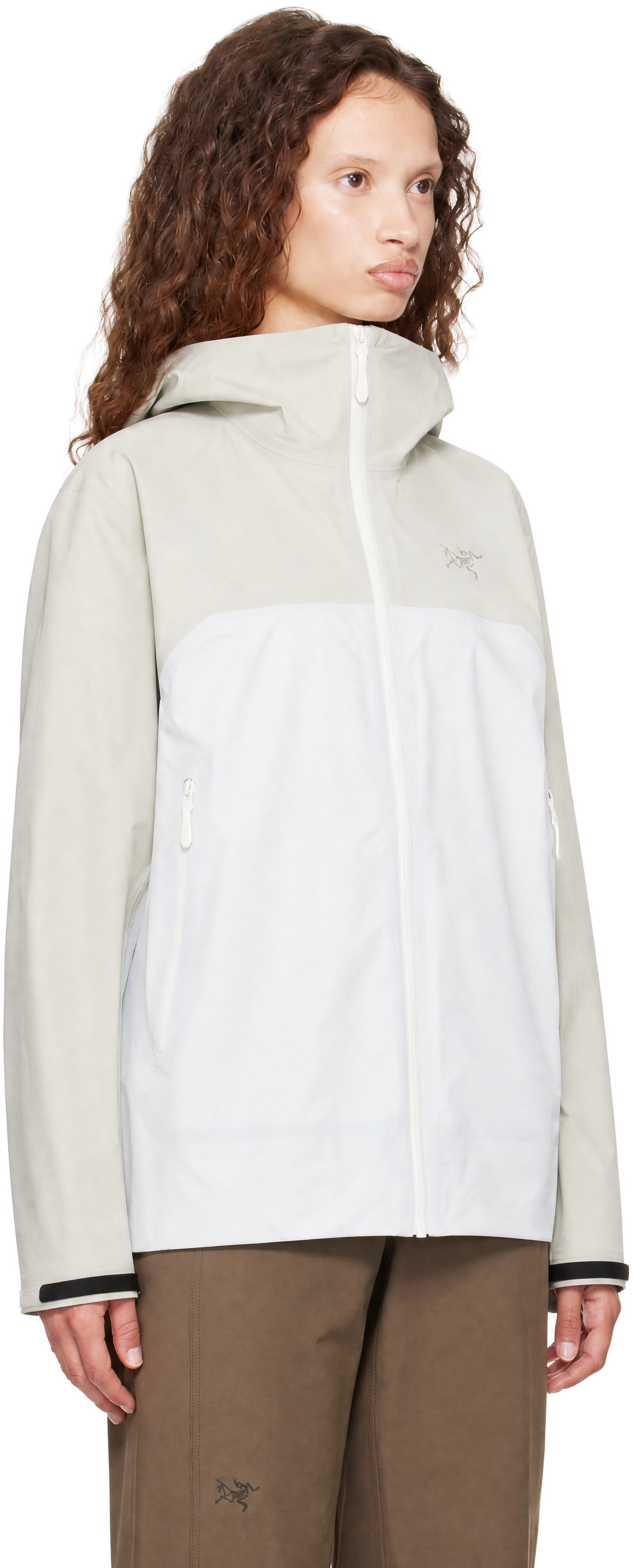 Arc'teryx - Blouson Beta blanc cassé et beige