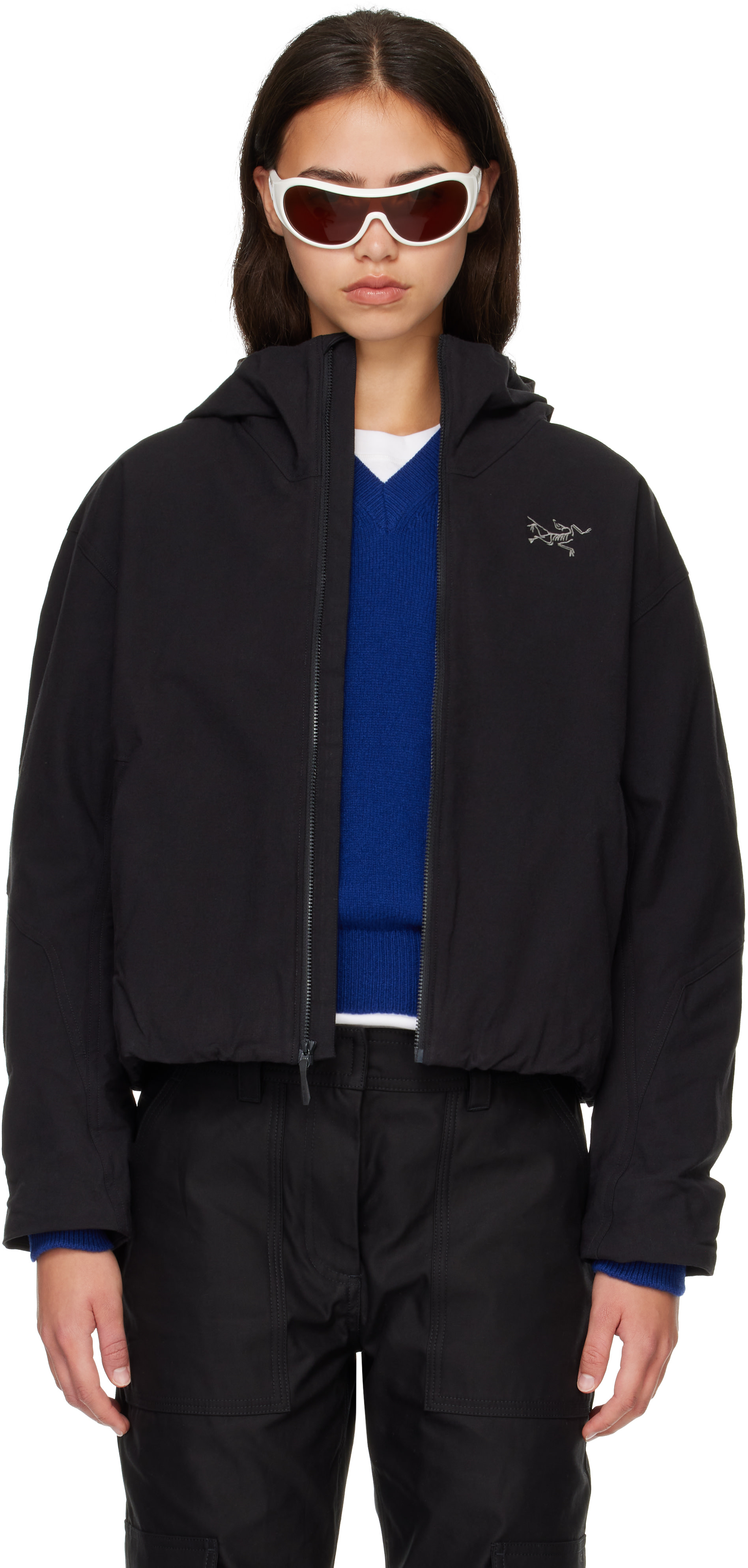 Arc'teryx - Blouson isolé Clarkia AR noir à capuche