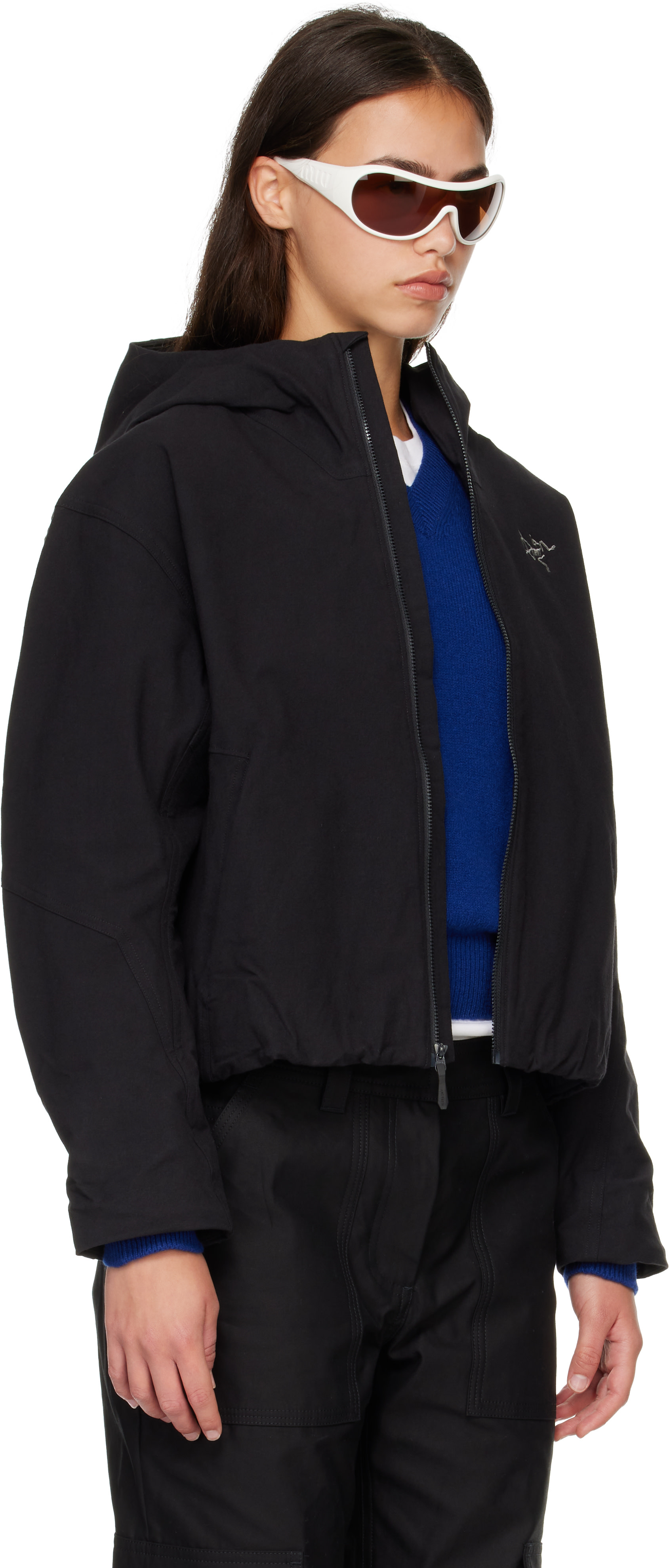 Arc'teryx - Blouson isolé Clarkia AR noir à capuche